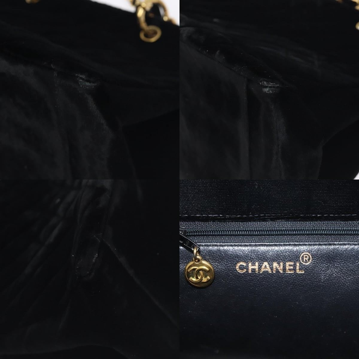 Chanel Chanel Matelasse Coco Mark Chain Handbag Velour Size ONE SIZE - 6 Thumbnail