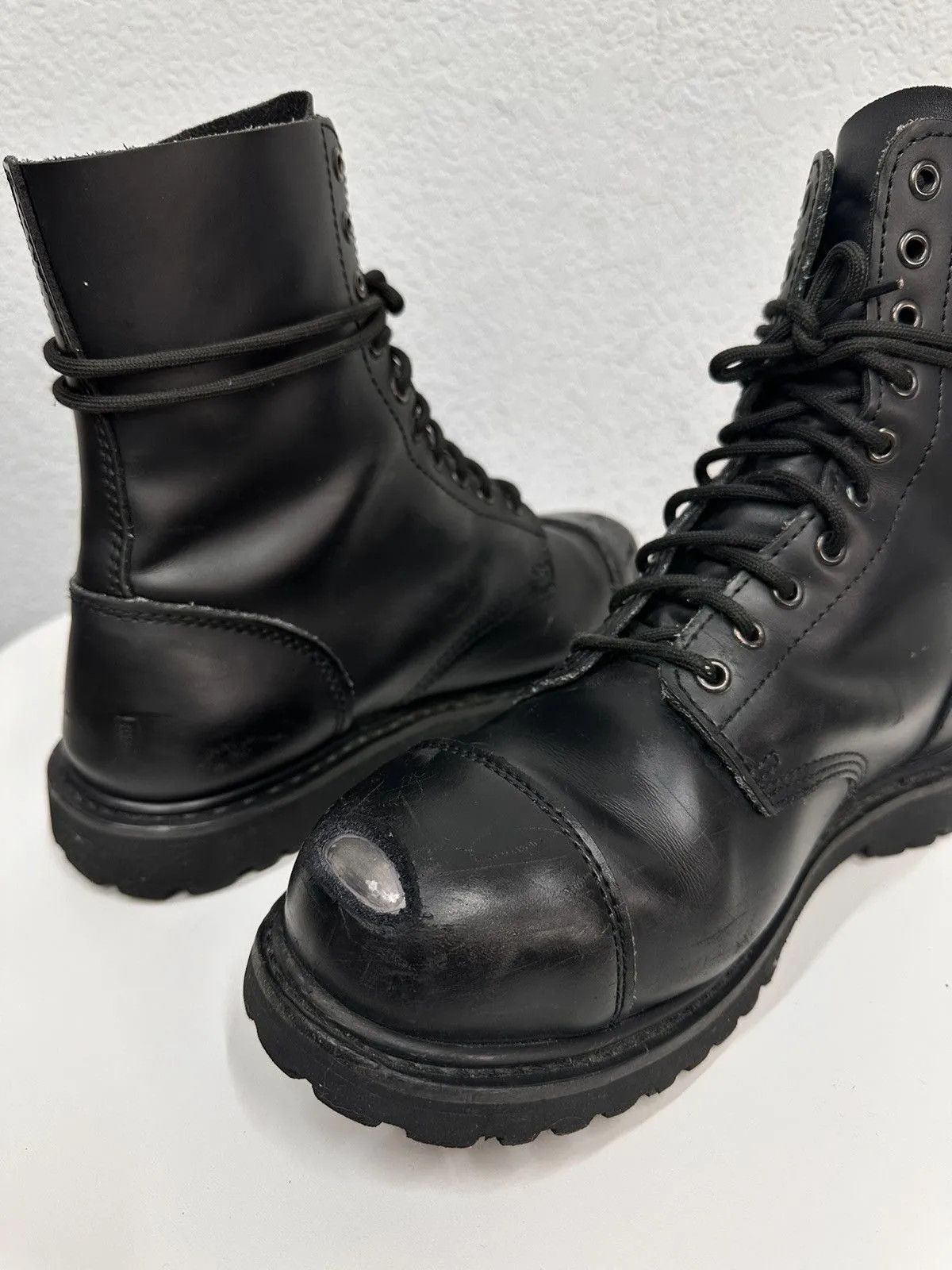 Raf Simons Vintage Leather Boots Avantgarde Rick Owens Style AS 98 Rare Size US 11 / EU 44 - 9 Thumbnail