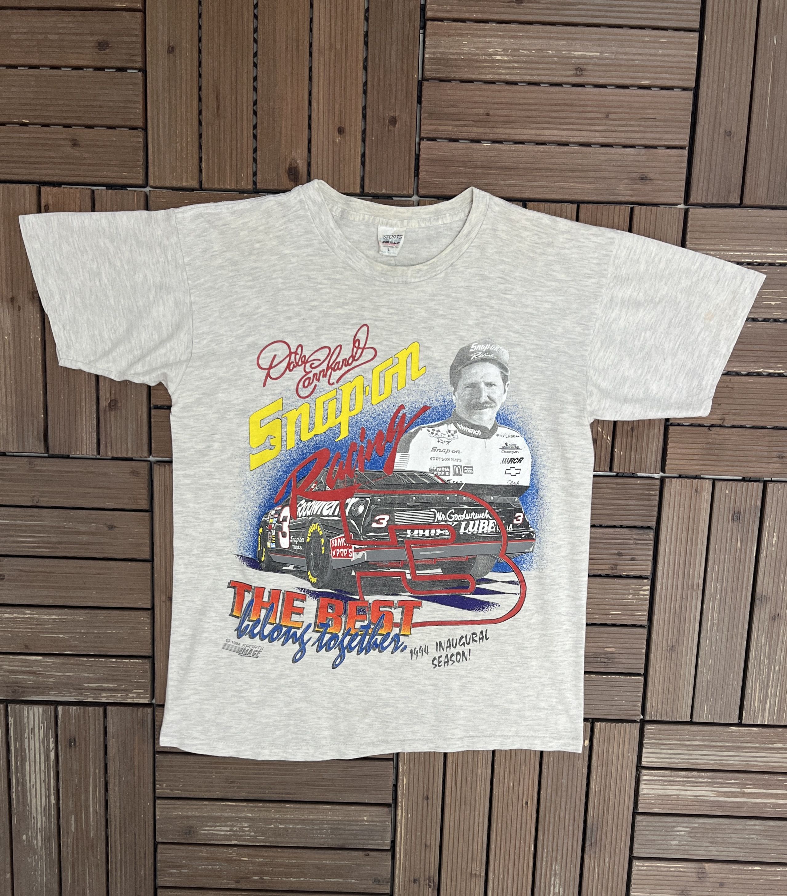Vintage Dale Earnhardt The Best Belong Together Vintage T-Shirt Tee Size US L / EU 52-54 / 3 - 1 Thumbnail