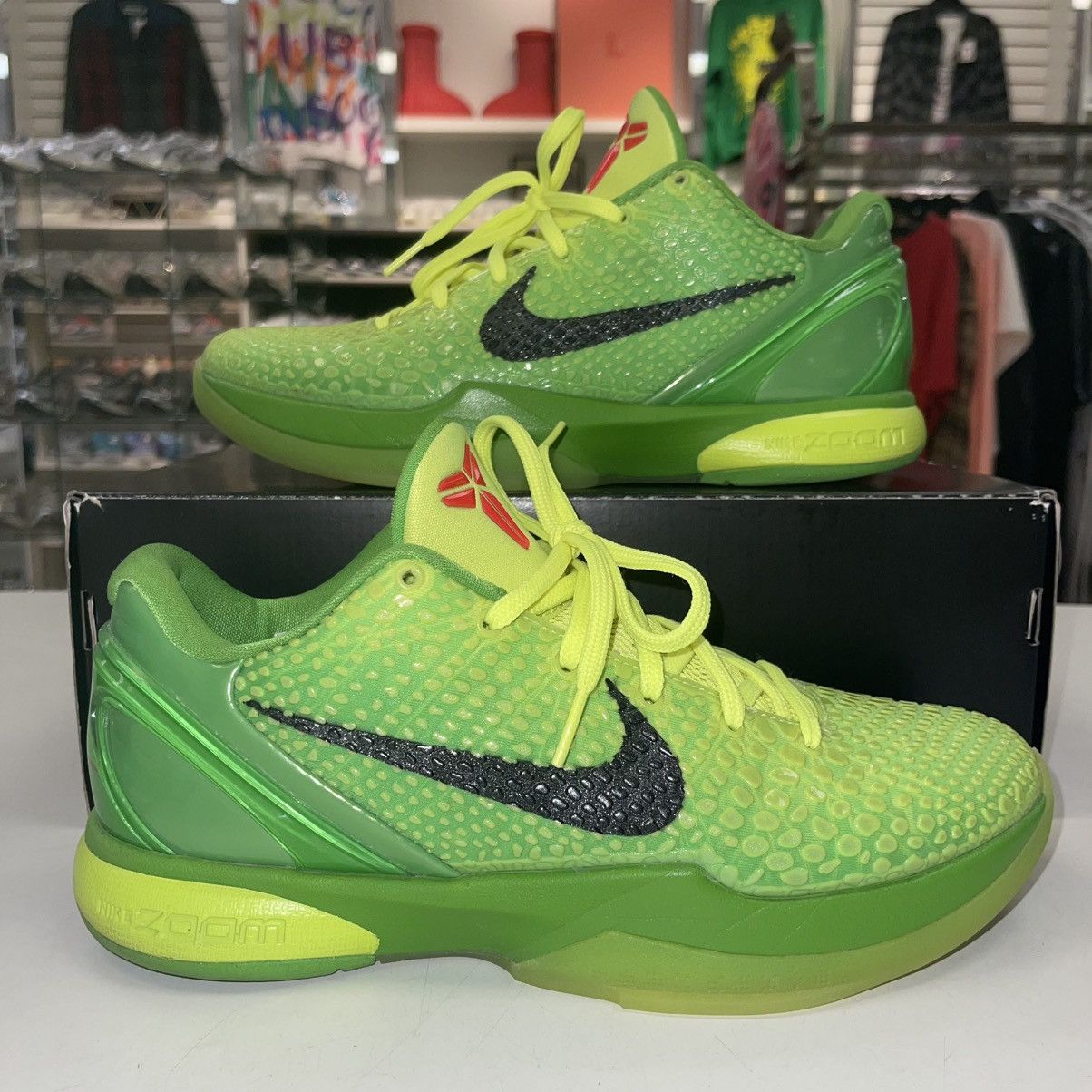 Nike Zoom Kobe 6 Protro 'Grinch' 2020 - LIGHTLY WORN Size US 8.5 / EU 41-42 - 1 Thumbnail