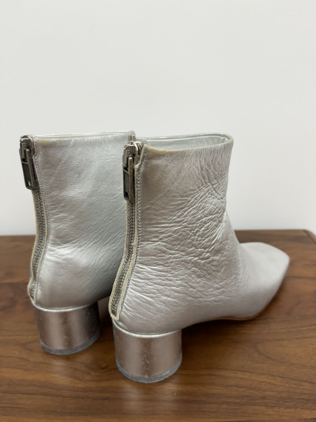 Maison Margiela Maison Margiela MM6 Sliver Square Toe boots Heels Size US 6.5 / IT 36.5 - 3 Thumbnail