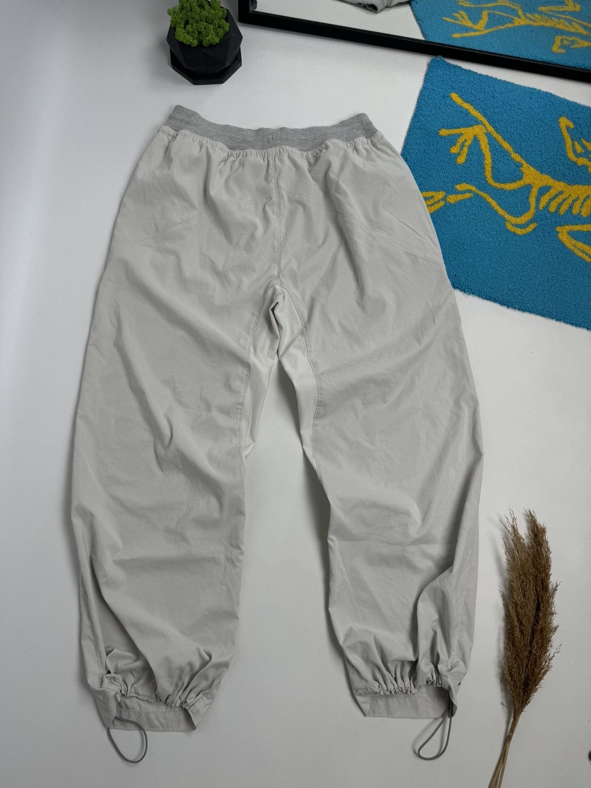 Nike × Vintage Vintage 90’s Nike Double Swoosh Nylon Parachute Track Pant Size US 34 / EU 50 - 8 Thumbnail