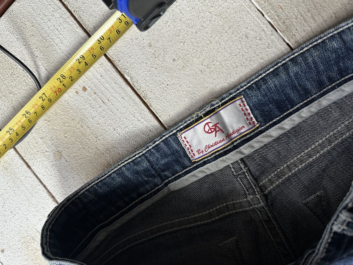Christian Audigier 🚨 OPIUM ED HARDY CHRISTIAN AUDIGER C BAR A CA BIG LOGO JEANS Size 25" / US 0 / IT 36 - 9 Thumbnail