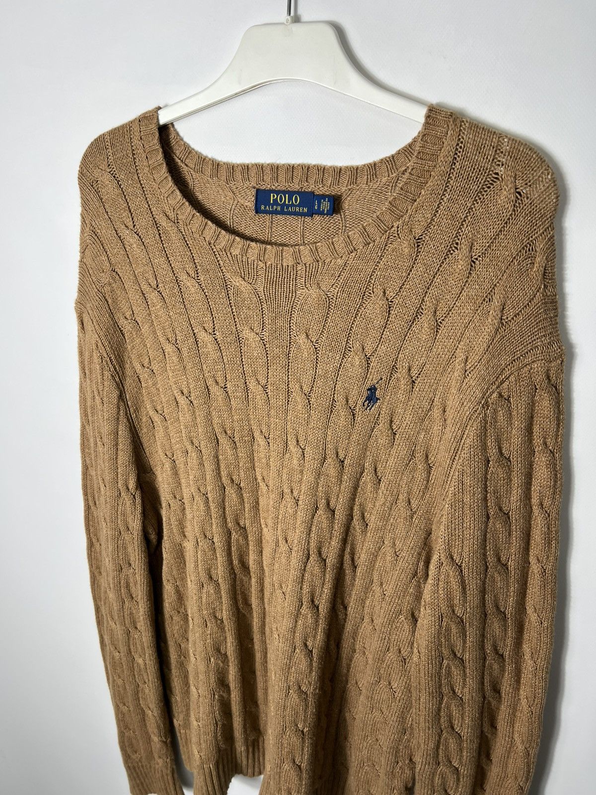 Polo Ralph Lauren Vintage streetwear y2k Polo Ralph Lauren Cable Knit Sweater Size US L / EU 52-54 / 3 - 2 Thumbnail