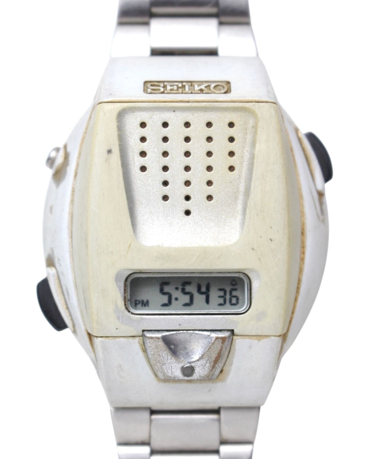 Seiko 1980S SEIKO VOICE TALKING NOTE VINTAGE DIGITAL WATCH Size ONE SIZE - 2 Thumbnail