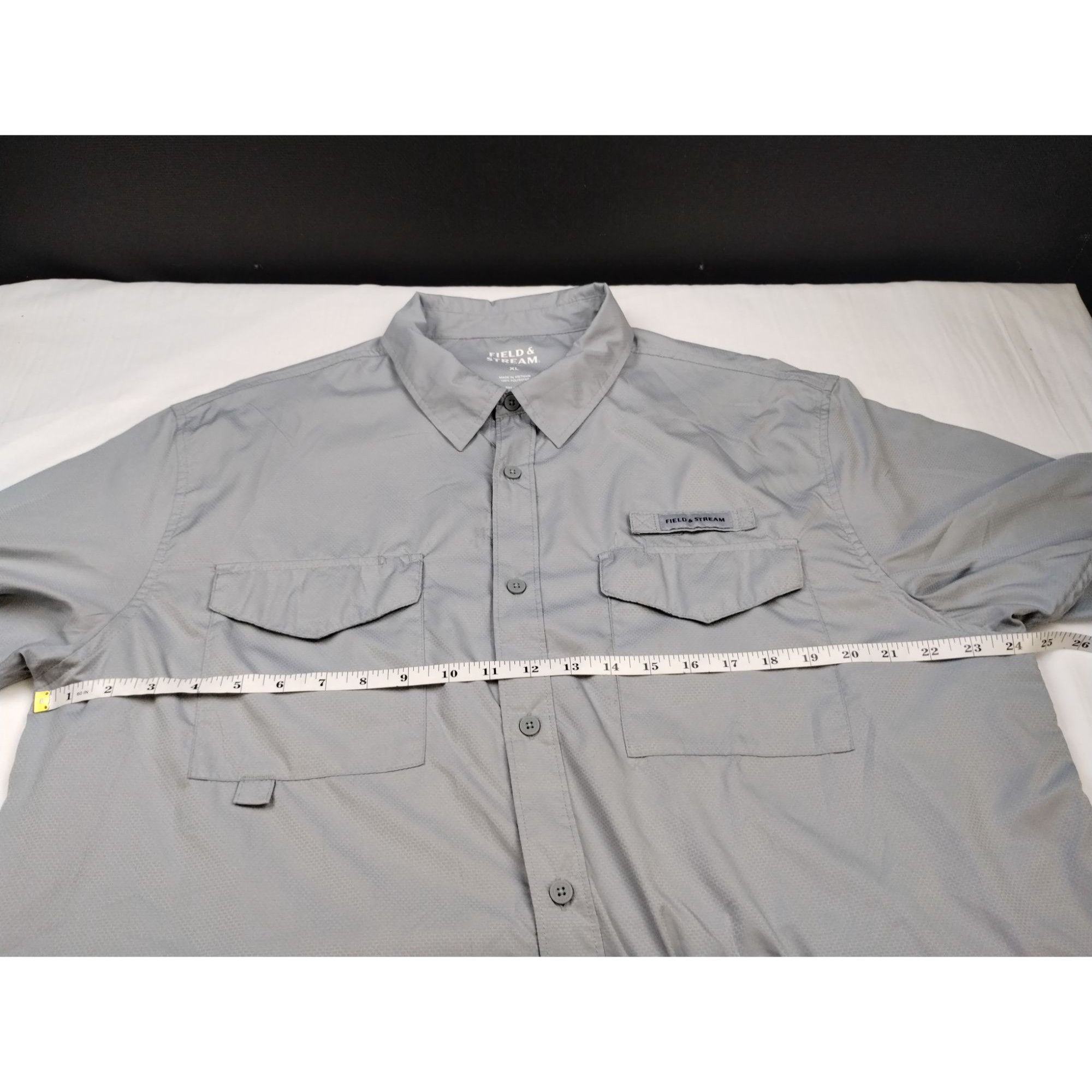 Field & Stream Field Stream Men's Grey Fishing Shirt/Button Up SzXL SKU 400 Size US XL / EU 56 / 4 - 7 Thumbnail
