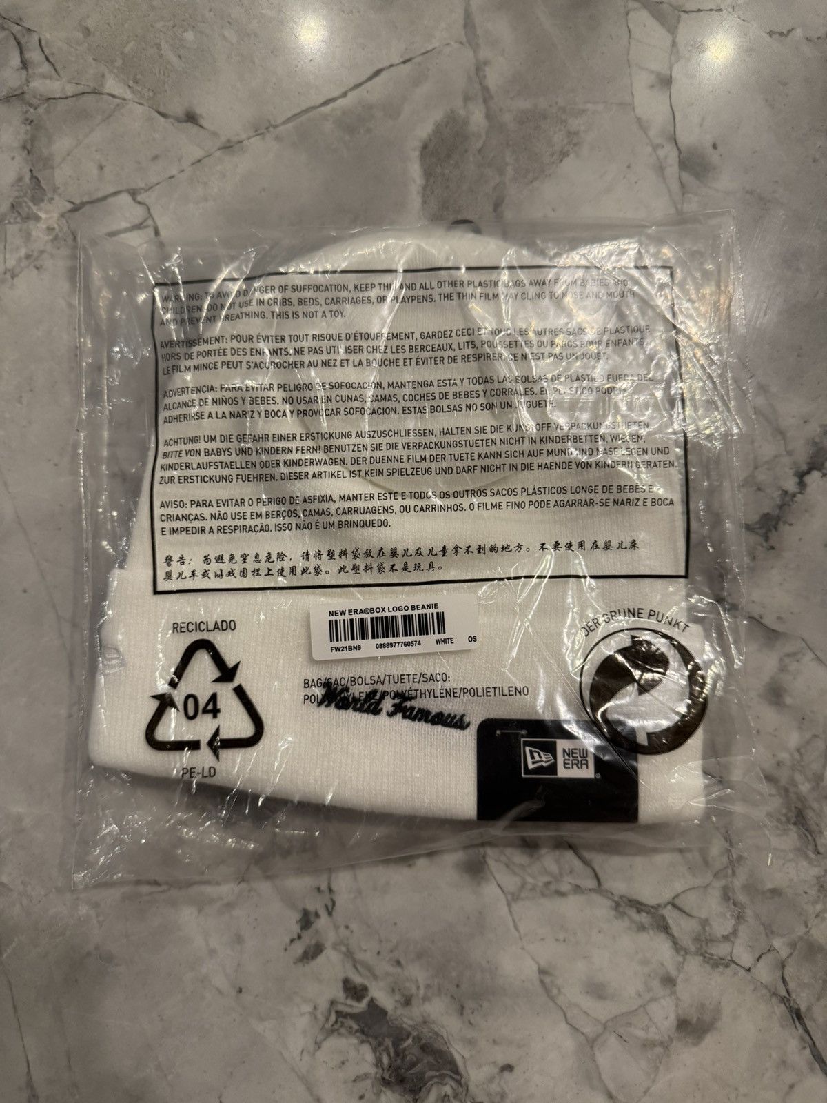 Supreme Supreme Beanie white box logo Size ONE SIZE - 2 Thumbnail