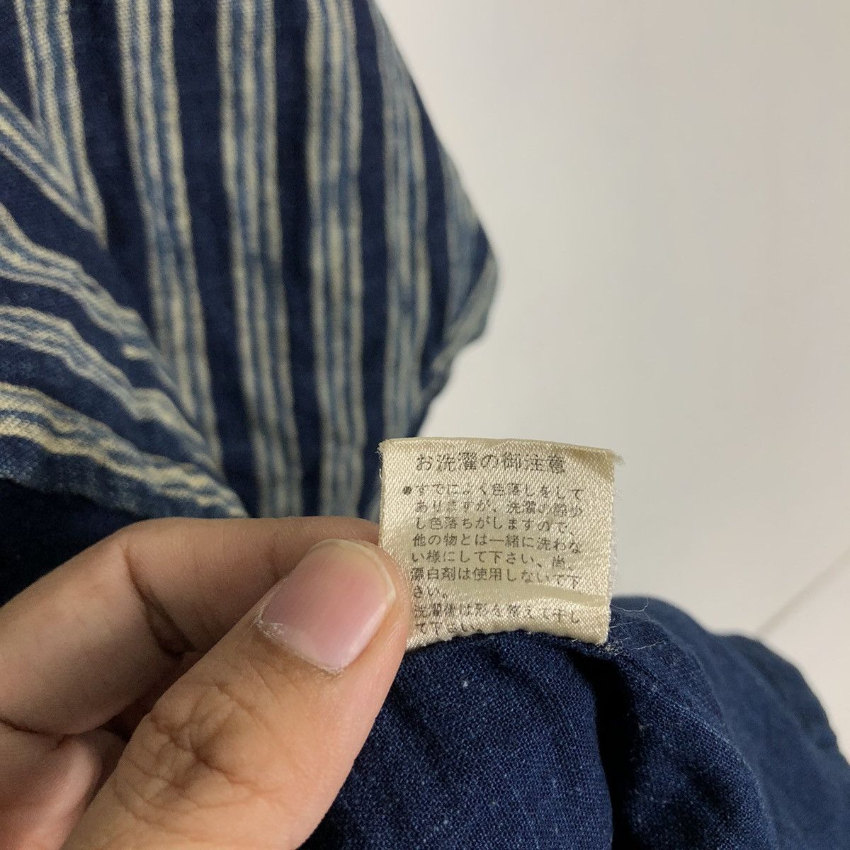 Blue Blue Japan 🔥Asymmetrical Button Hikory Chore Jacket Sasakura Gensho Size US L / EU 52-54 / 3 - 14 Thumbnail