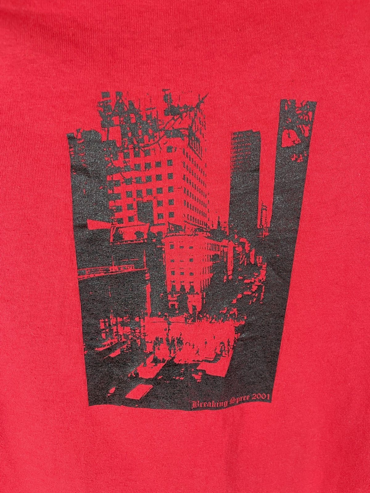 Band Tees Hanes vintage y2k Breaking Spree 2001 hype tee shirt Size US L / EU 52-54 / 3 - 12 Thumbnail