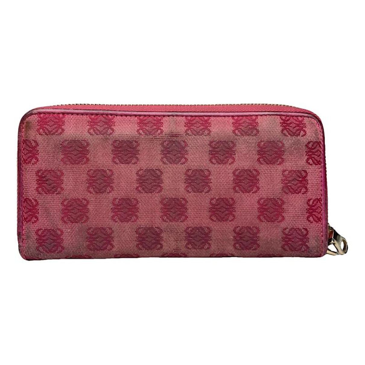 Loewe Red Cotton Wallet Size ONE SIZE - 1 Thumbnail