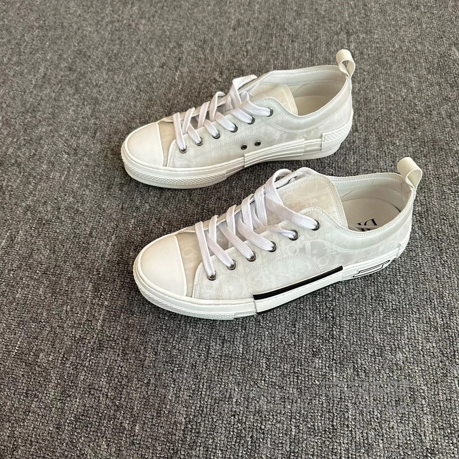 Dior Dior B23 Transparent Monogram Low-Top Sneakers. Size US 7 / EU 40 - 1 Thumbnail