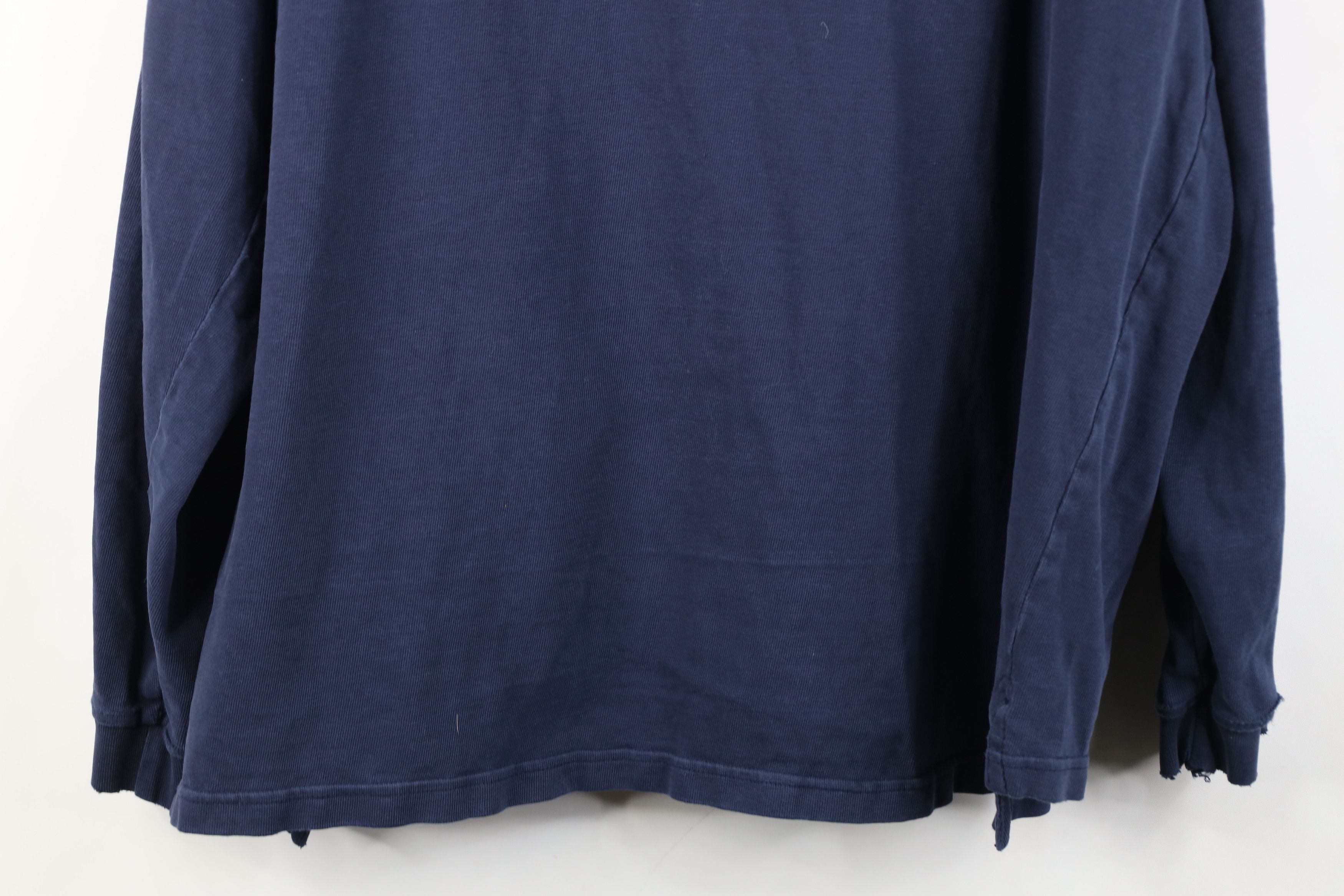 Vintage Vintage 90s Streetwear Ribbed Knit Long Sleeve Rugby Polo Size US XL / EU 56 / 4 - 17 Thumbnail