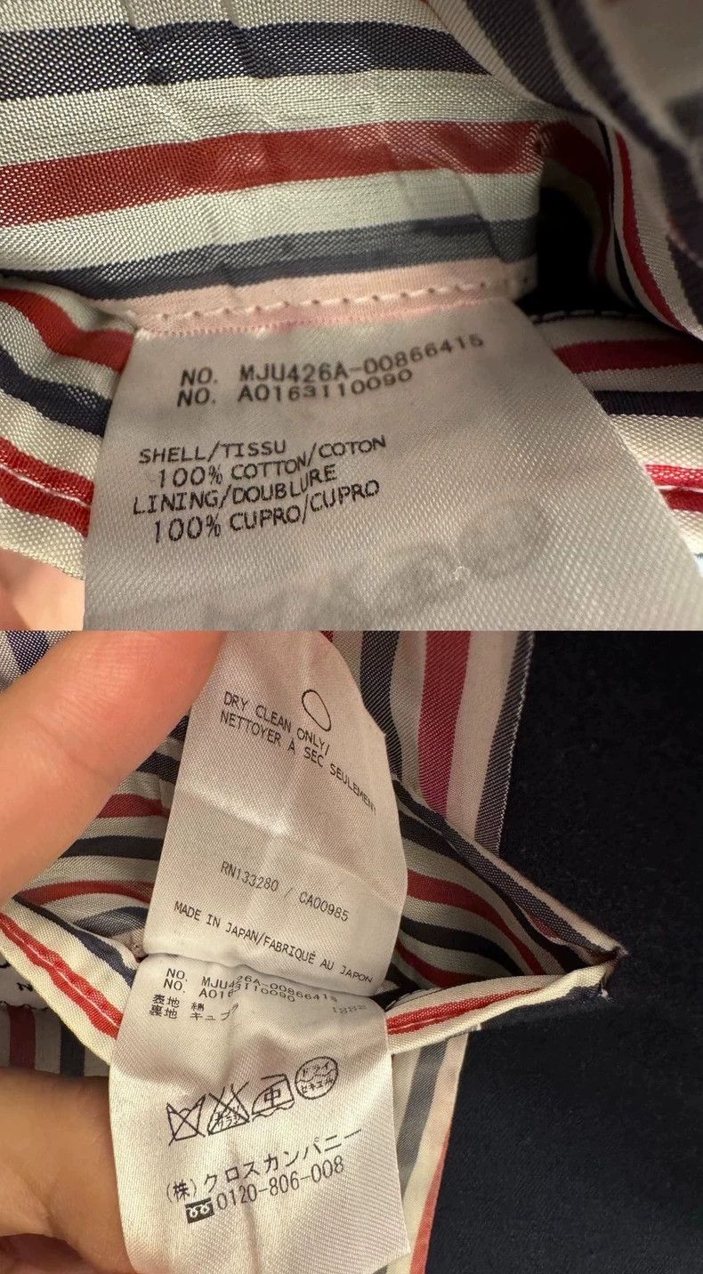 Thom Browne Thom Browne size2 Classic three-color lapel suit Size 38S - 8 Thumbnail