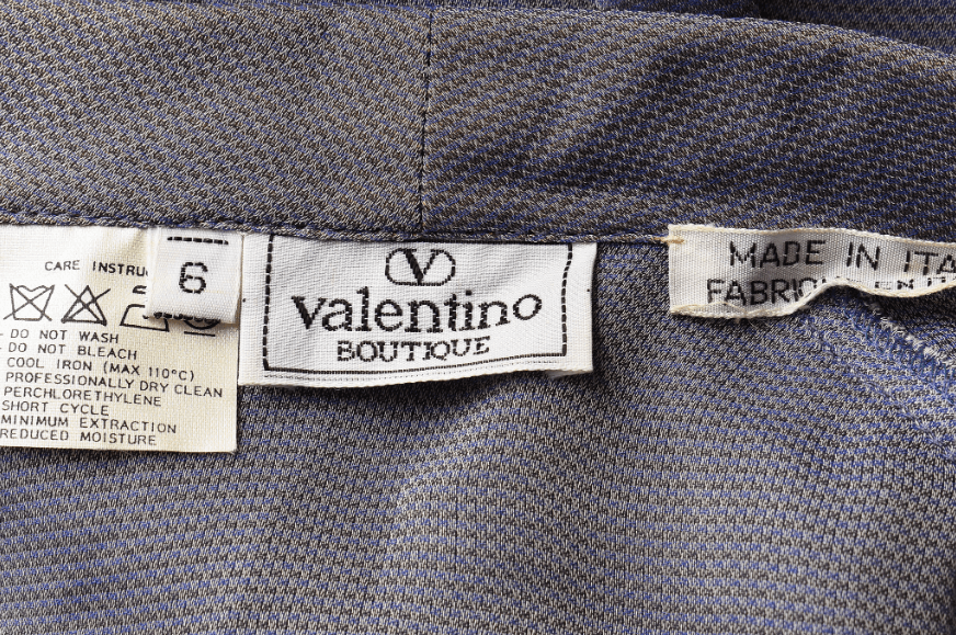 Valentino Women's Valentino Boutique Vintage Blouse Gray Size L Size L / US 10 / IT 46 - 4 Thumbnail