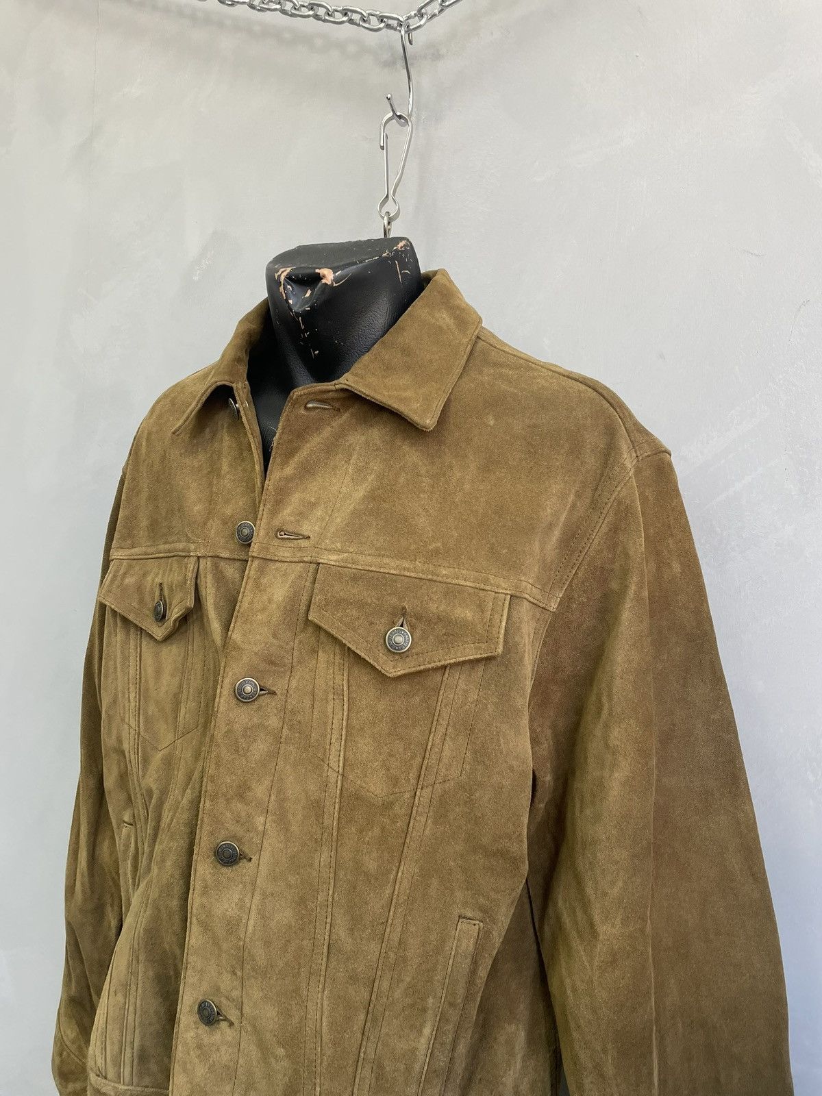 Gap Classic trucker jacket y2k Gap suede leather y2k Size US M / EU 48-50 / 2 - 3 Thumbnail