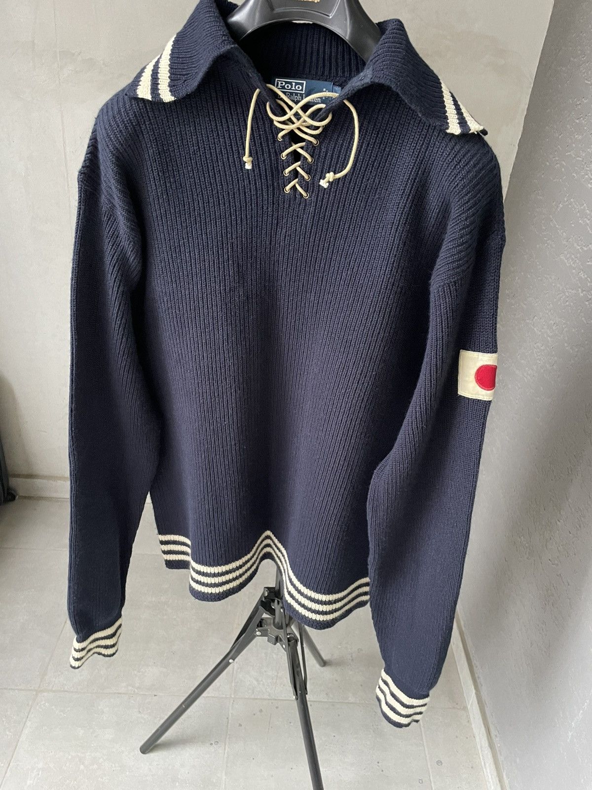 Polo Ralph Lauren Vintage Ralph Lauren Knit Sweater Japan Cashmere Blue XXL Size US XXL / EU 58 / 5 - 6 Thumbnail