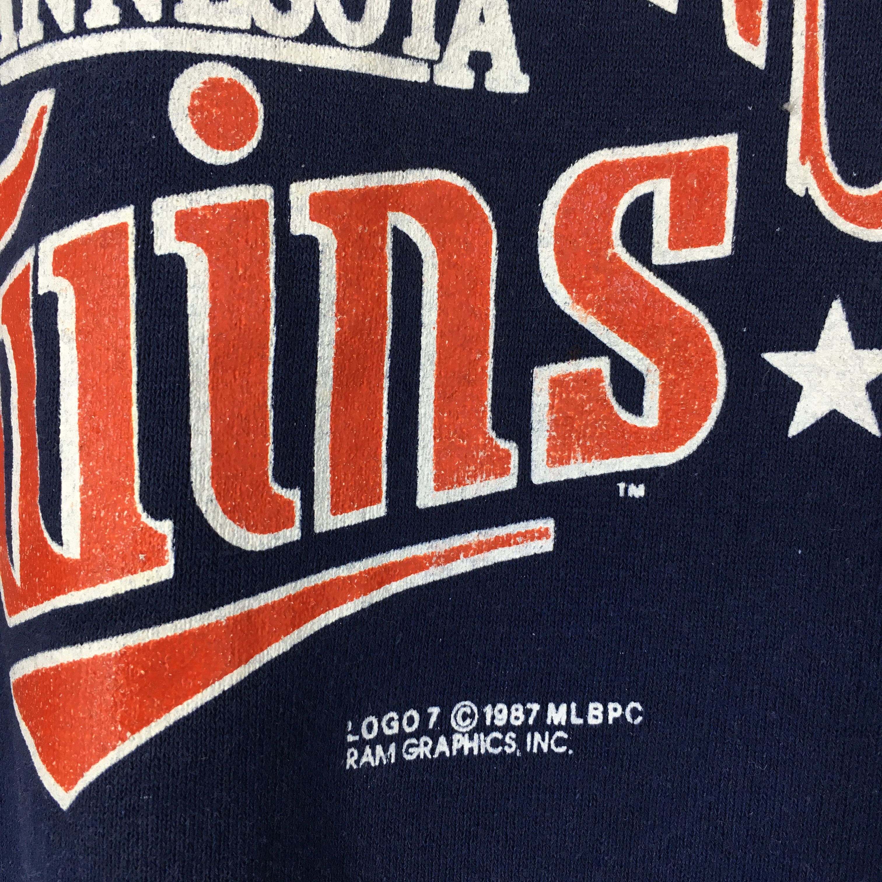MLB × Vintage Vintage 80s Minnesota Twins MLB Sweatshirt Large Size US L / EU 52-54 / 3 - 4 Thumbnail
