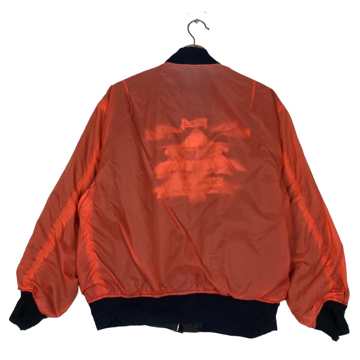 Japanese Brand 🔥90’s Vtg Riot Riot Bomber Jacket USN Big Logo Military Size US M / EU 48-50 / 2 - 18 Thumbnail