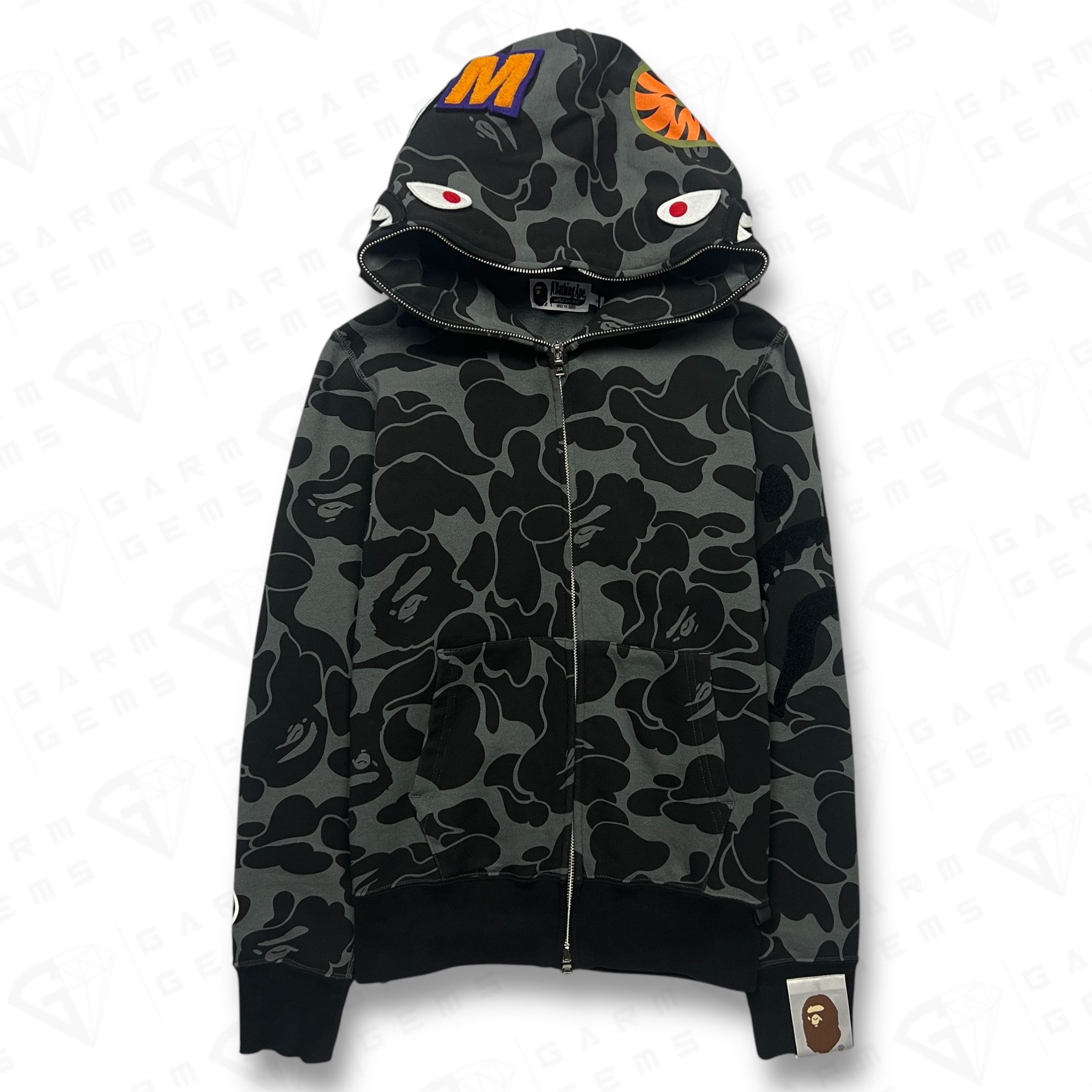 Bape A Bathing Ape Detachable Shark Full Zip Hoodie Size US S / EU 44-46 / 1 - 1 Thumbnail