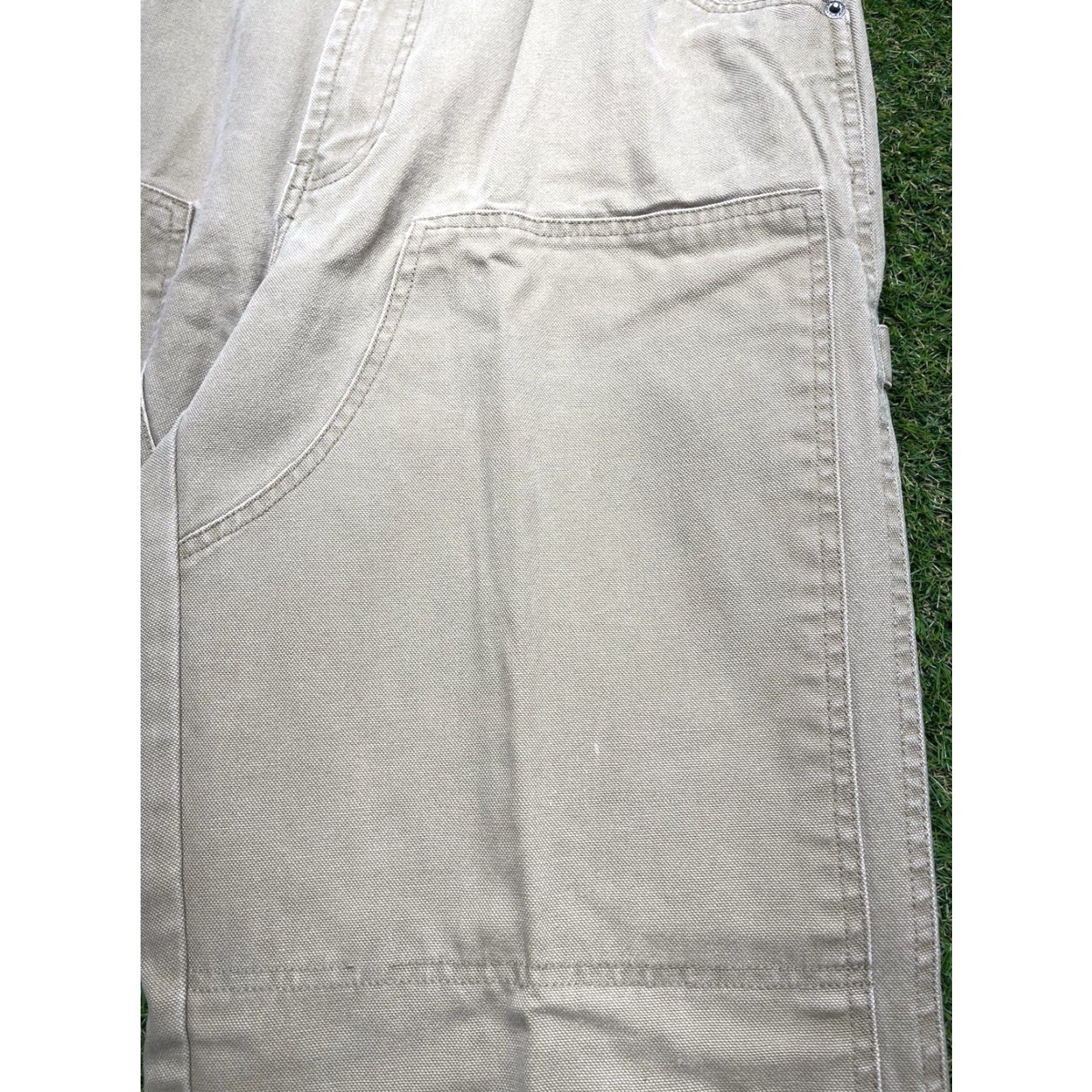 Old Navy Old Navy Jeans Pants Mens 36 Long Canvas Carhartt B17 Distressed 5-Pocket Flat Front Baggy Tapered 36x33 Blue 100% Cotton Regular Mens Size US 36 / EU 52 - 3 Thumbnail