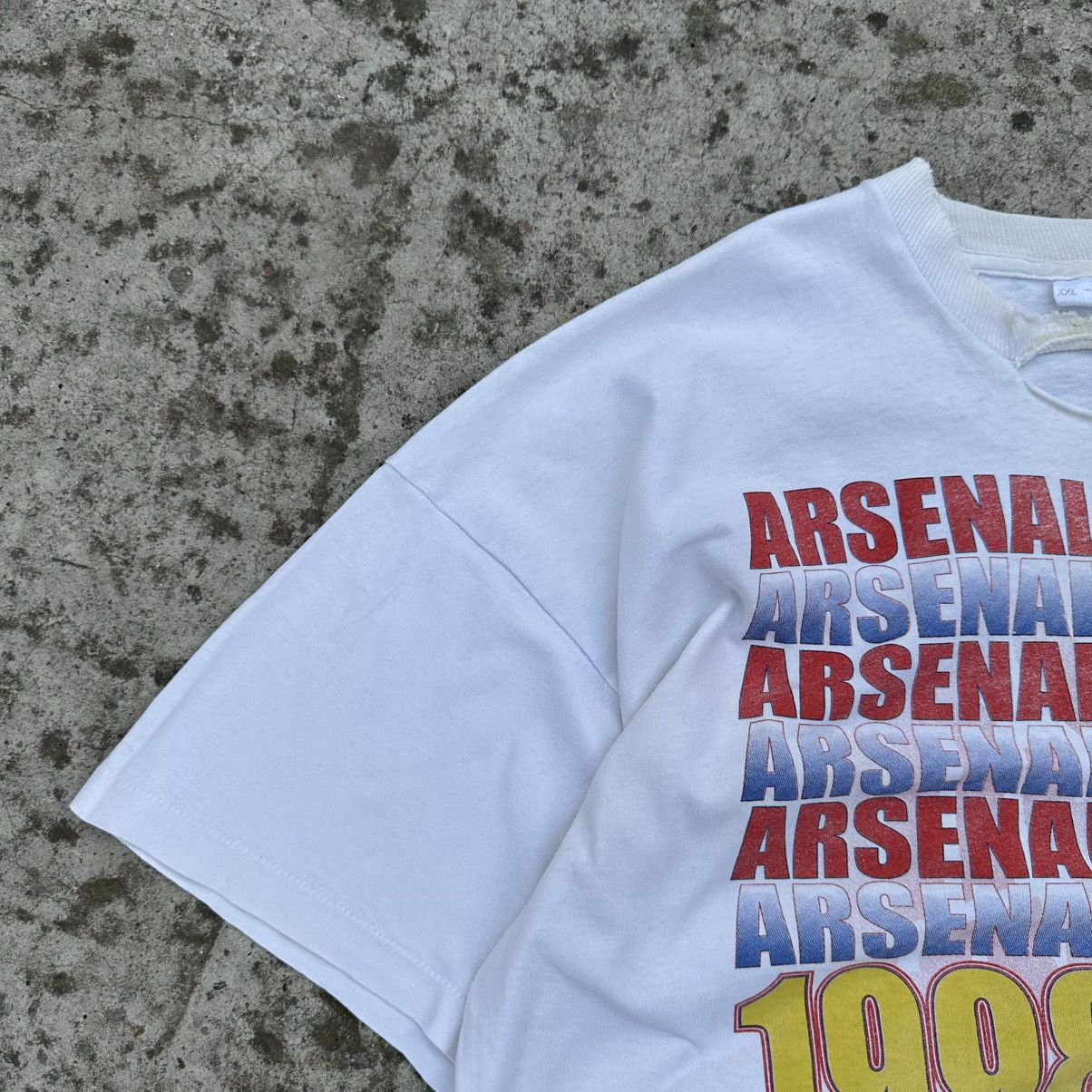 Number (N)ine VTG Tee Ultra Rare Arsenal 1998 Premier League Single Stitch Size US XXL / EU 58 / 5 - 5 Thumbnail