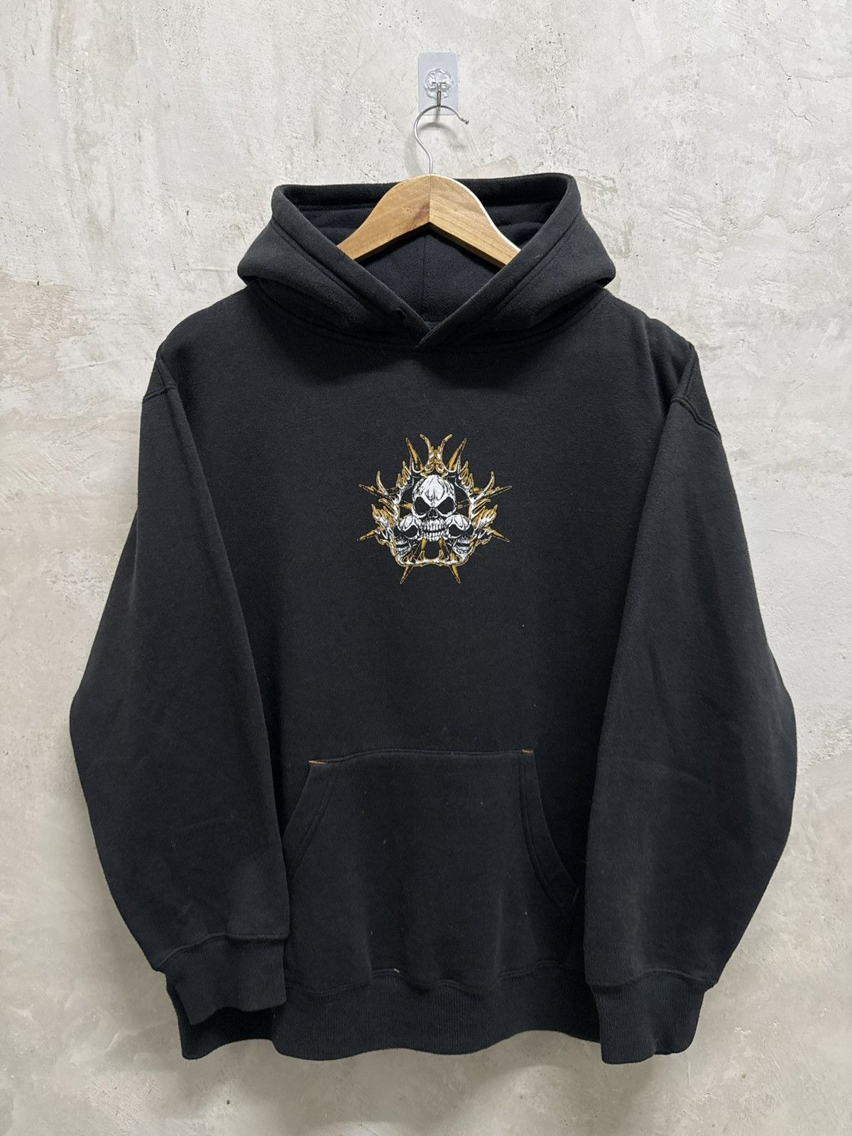 Beauty Beast 2000s Archival GriGri Skull Skate Hoodie Size US M / EU 48-50 / 2 - 3 Thumbnail