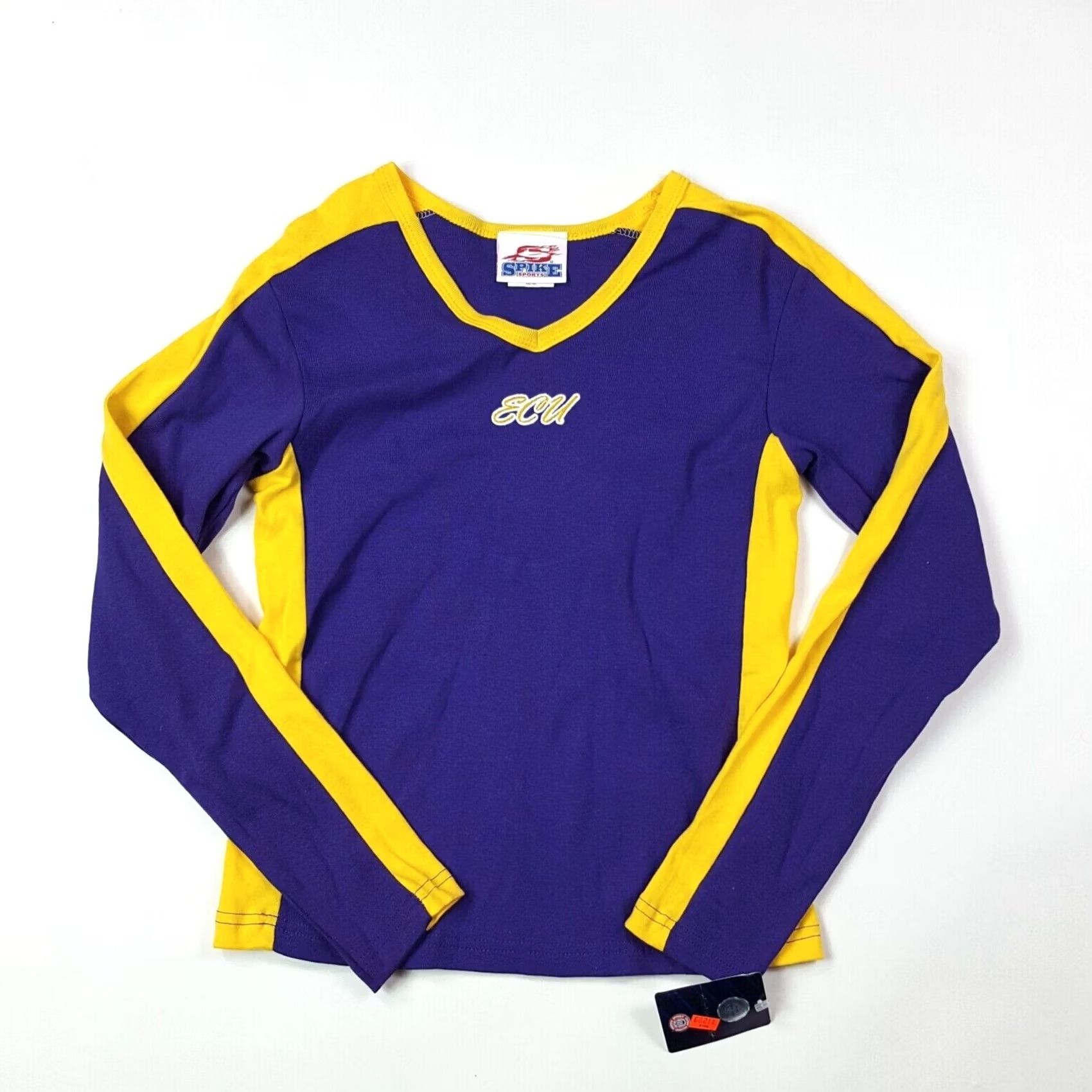 NCAA VINTAGE East Carolina University Women's M Pirates Long Sleeve T Shirt Top NCAA Size M / US 6-8 / IT 42-44 - 2 Thumbnail
