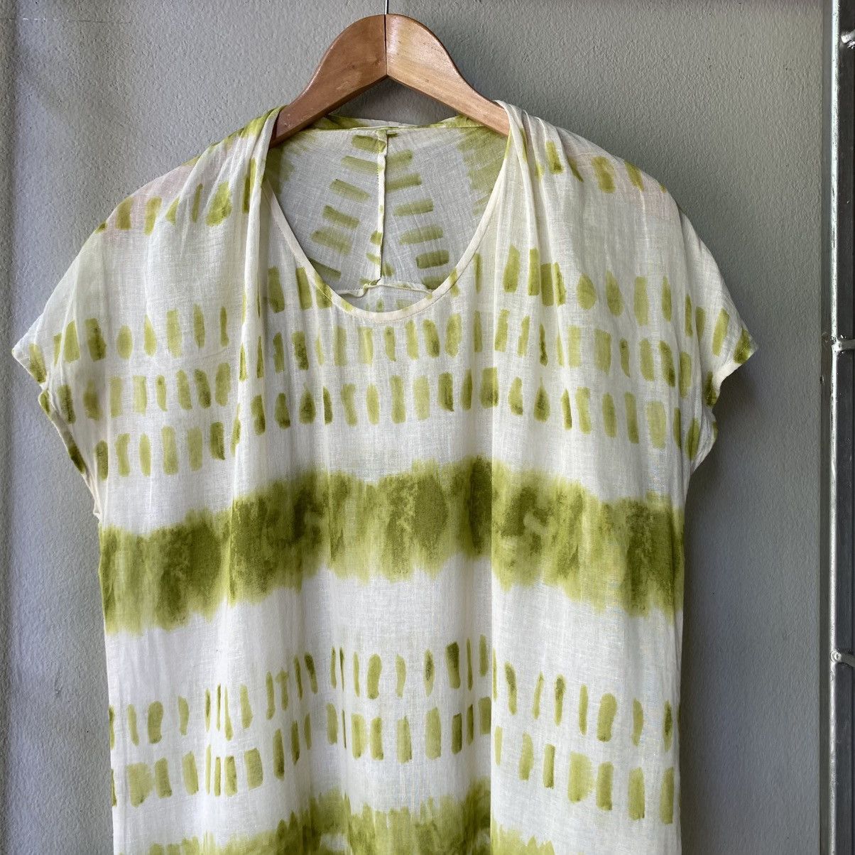 Issey Miyake Plantation Light Green Breeze Dress Size M / US 6-8 / IT 42-44 - 4 Thumbnail