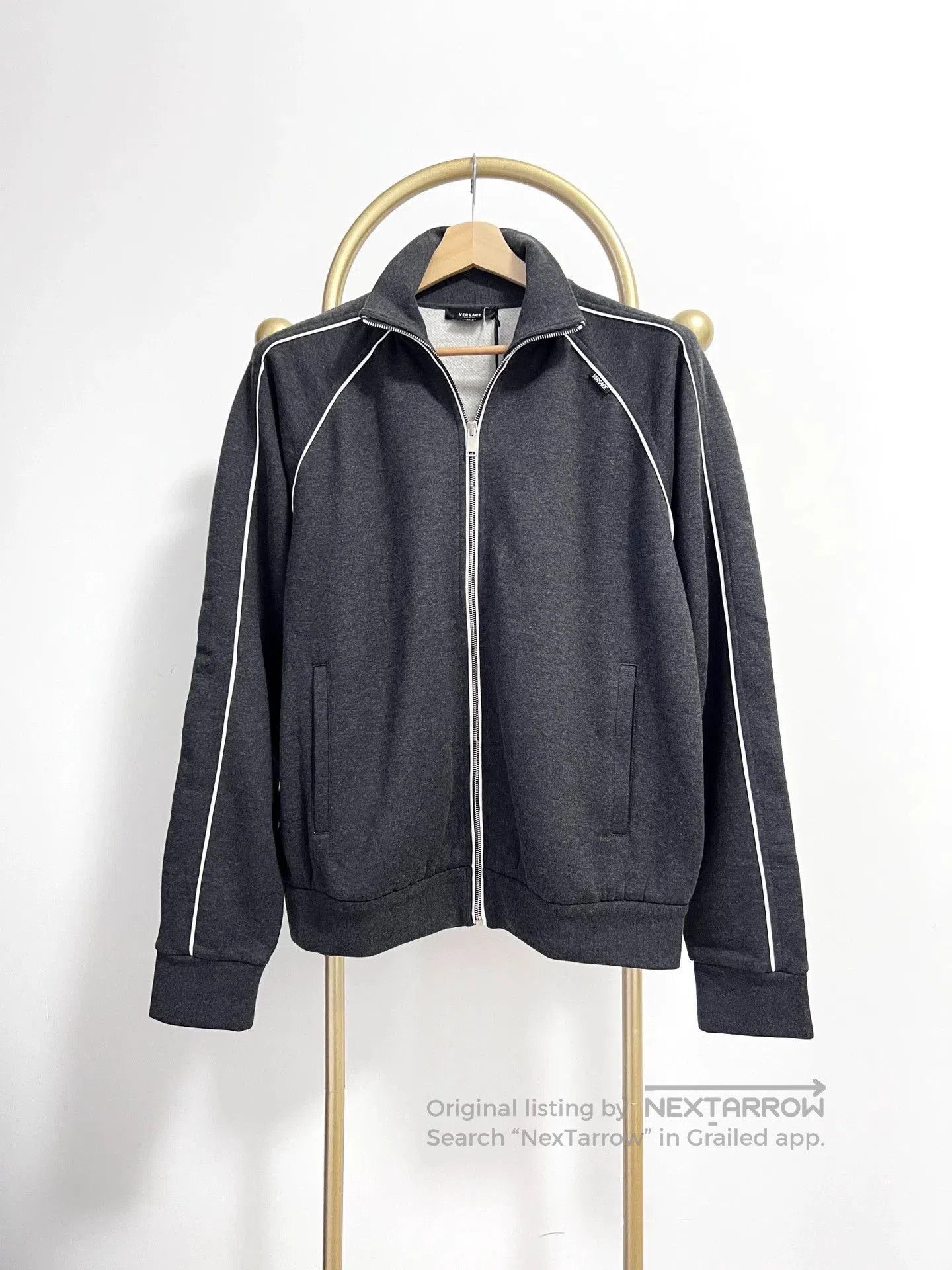 Versace Versace Men's Zip-Up Sweatshirt Jacket. Size US XL / EU 56 / 4 - 4 Thumbnail