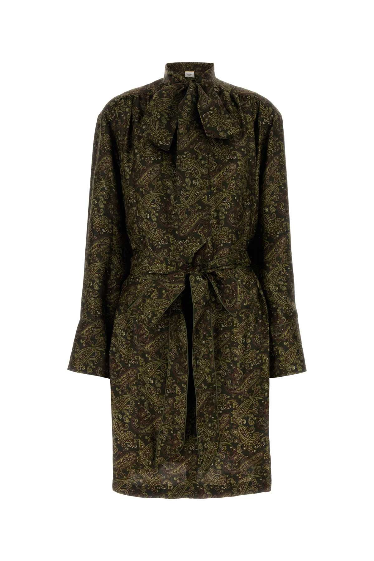 Printed Silk Dress