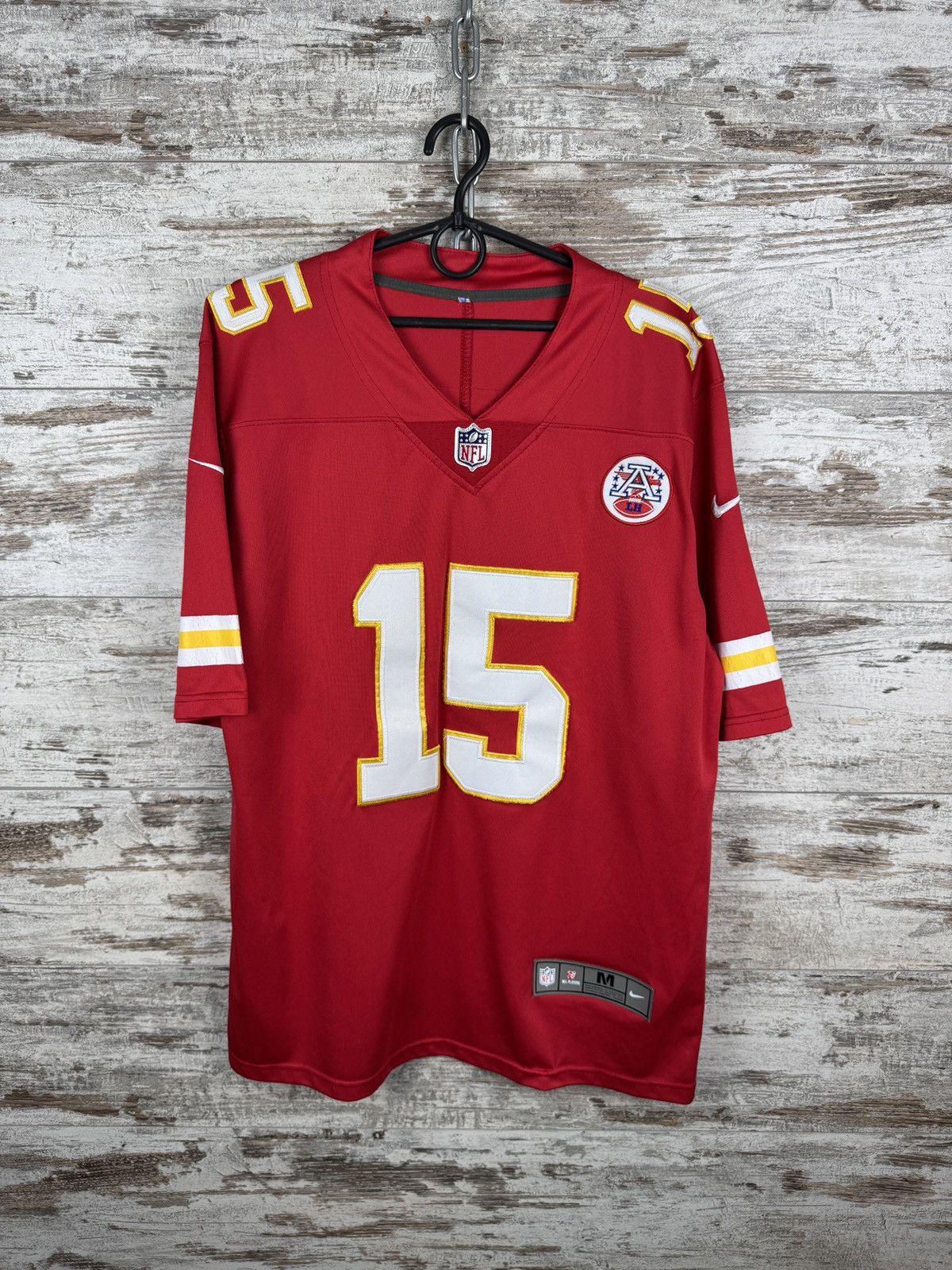 NFL × Nike × Vintage Mens Vintage Nike Kansas City Chiefs Mahomes 15 jersey nfl Size US M / EU 48-50 / 2 - 2 Thumbnail