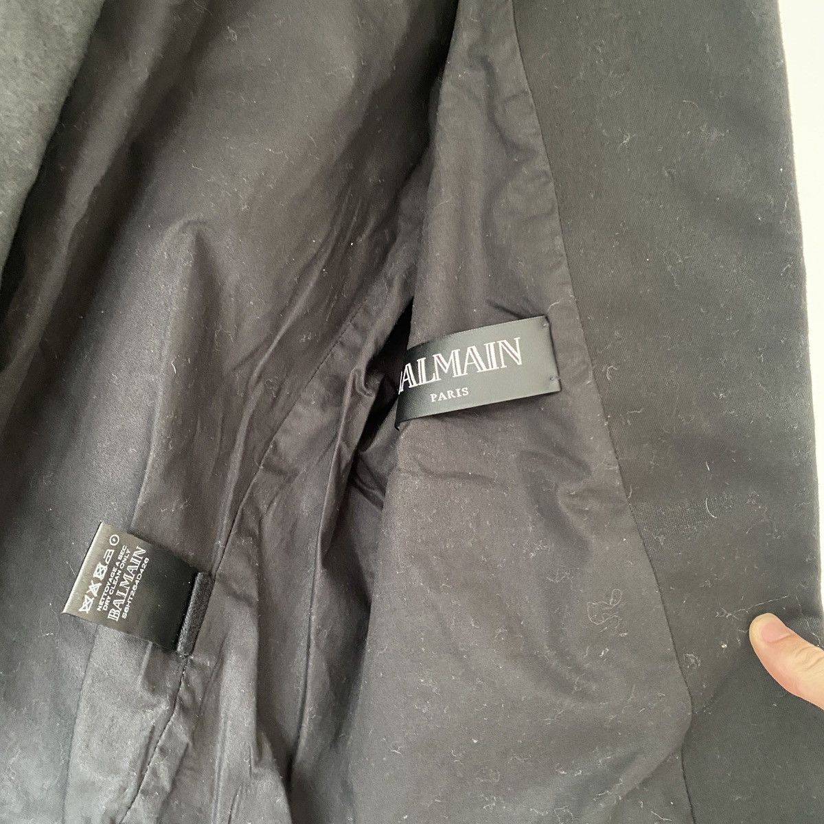Balmain Balmain Paris SS12 Waxed Denim Biker Jacket Size US M / EU 48-50 / 2 - 4 Thumbnail