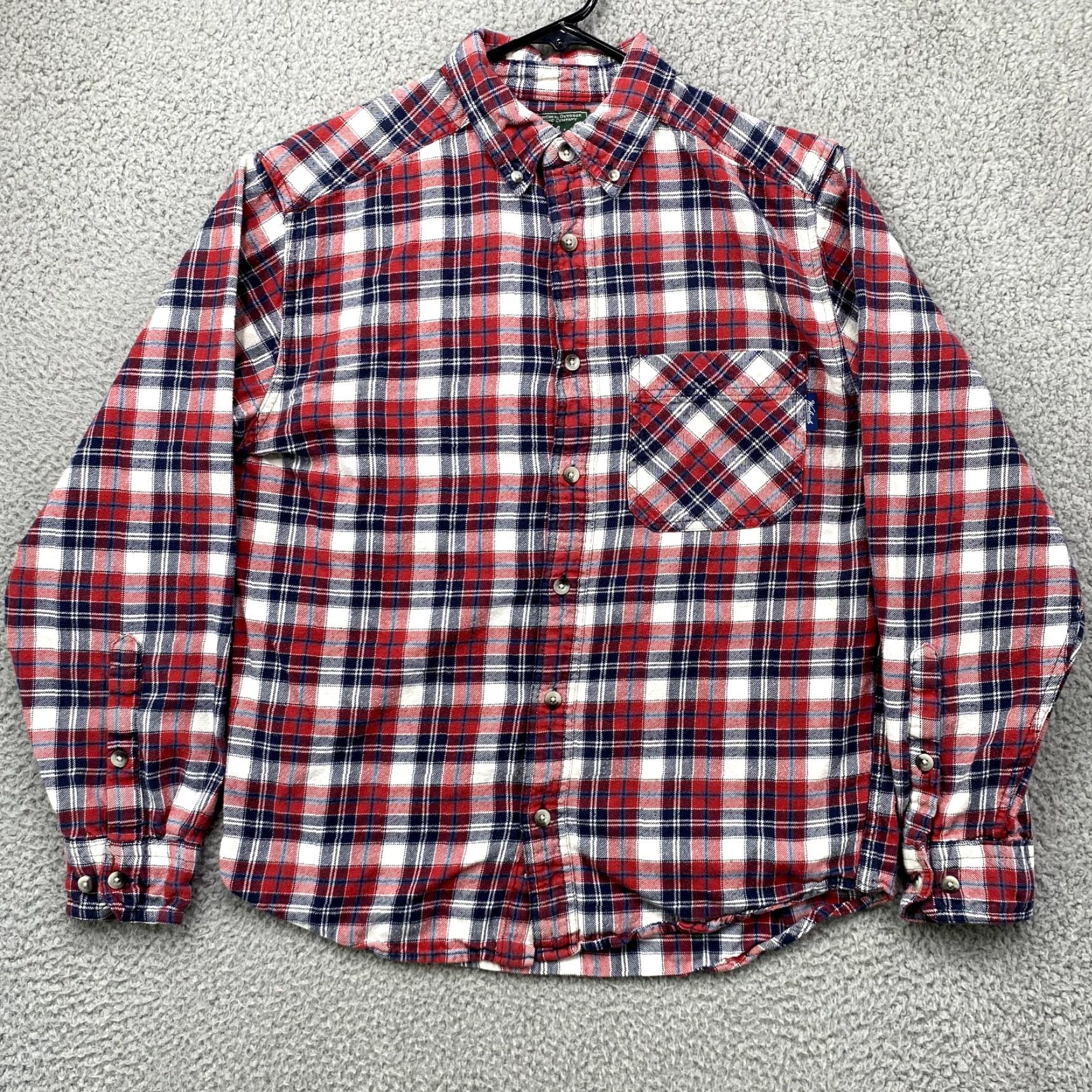 Vintage VINTAGE Woolrich Shirt Plaid Flannel Button-Up Outdoor Mens Adult Medium Red Size US M / EU 48-50 / 2 - 2 Thumbnail