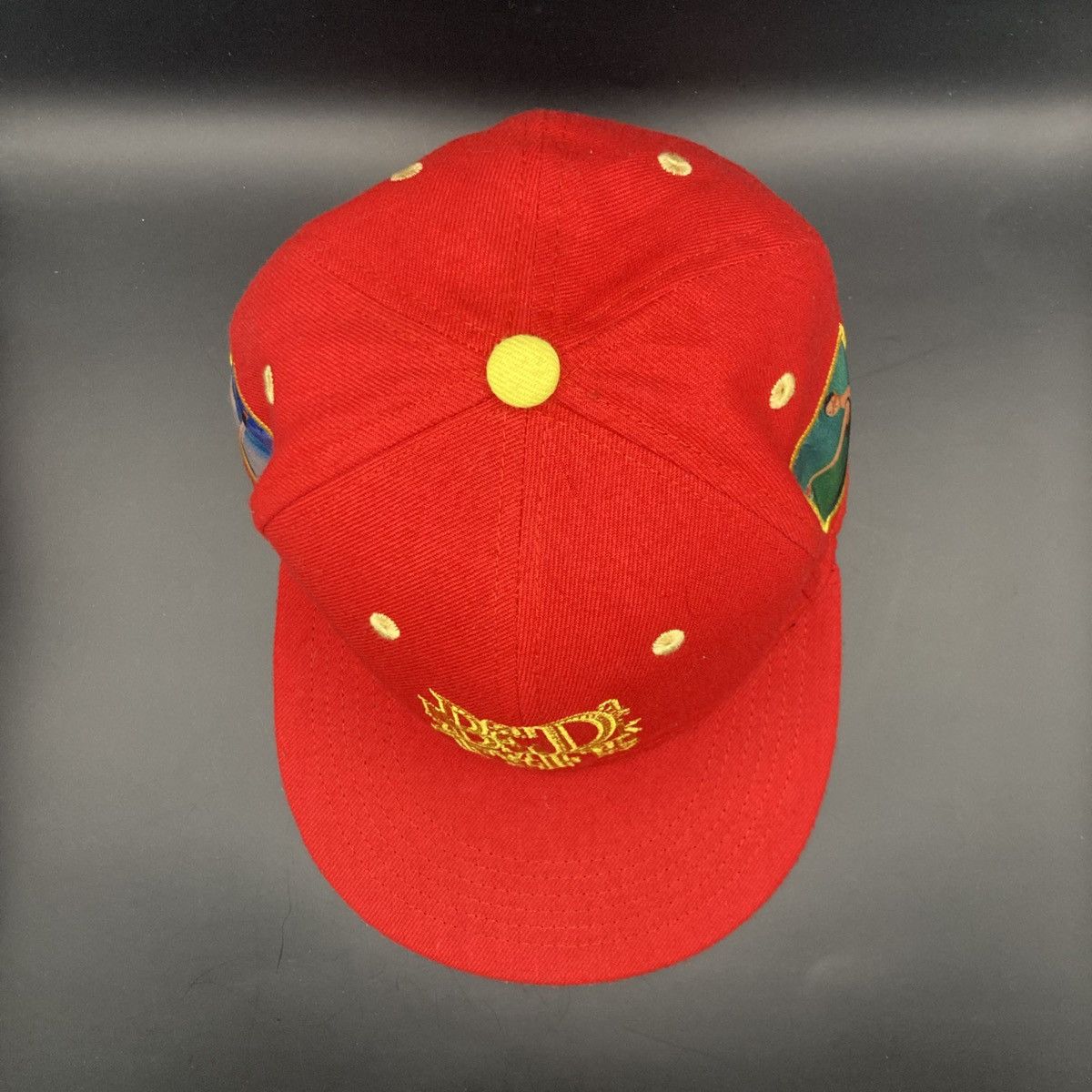 Designer Kanye West My Beautiful Dark Twisted Fantasy Rare Fitted Hat Size ONE SIZE - 2 Thumbnail