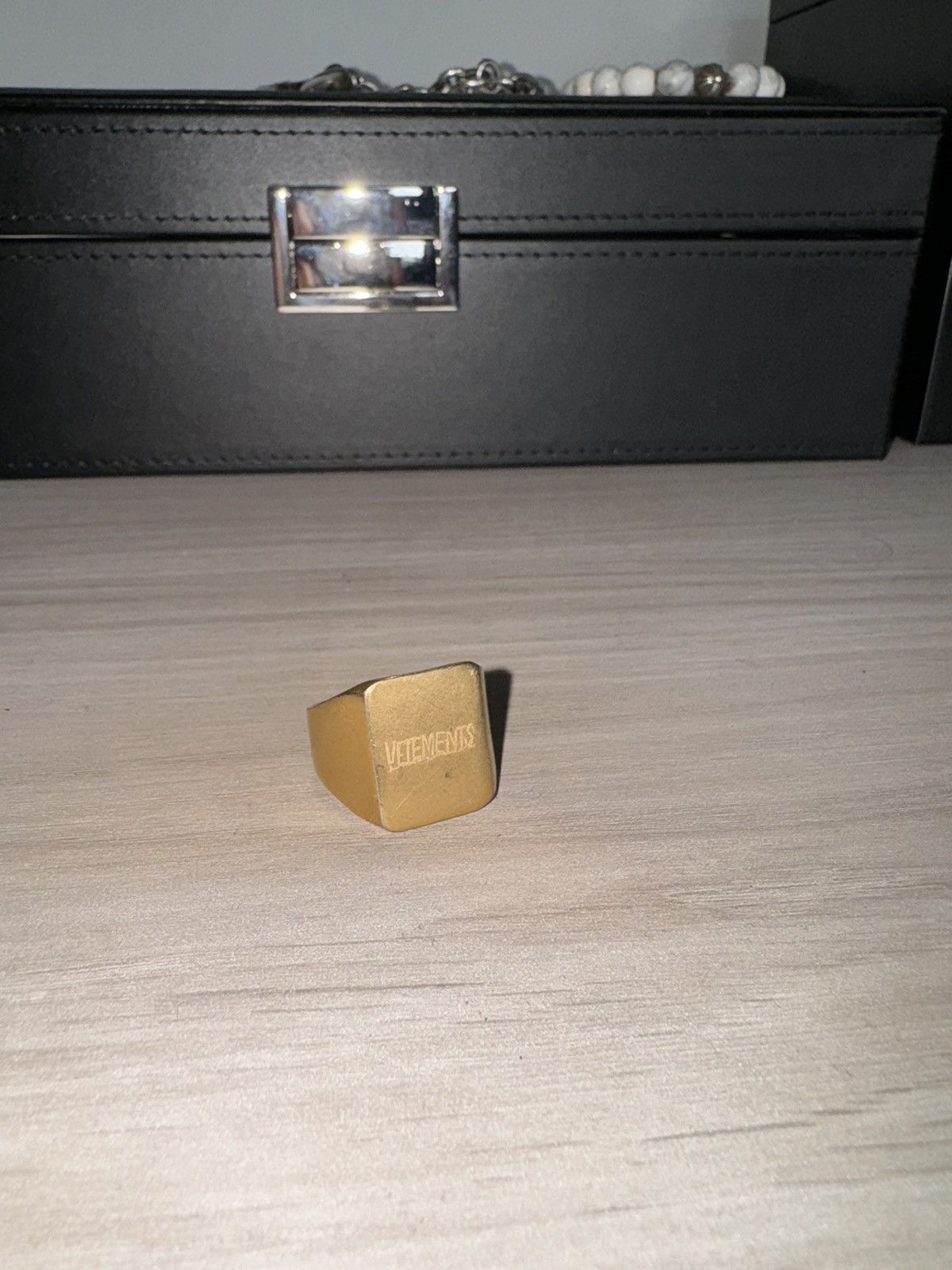 Vetements Vetements Logo Signet ring Size ONE SIZE - 2 Thumbnail