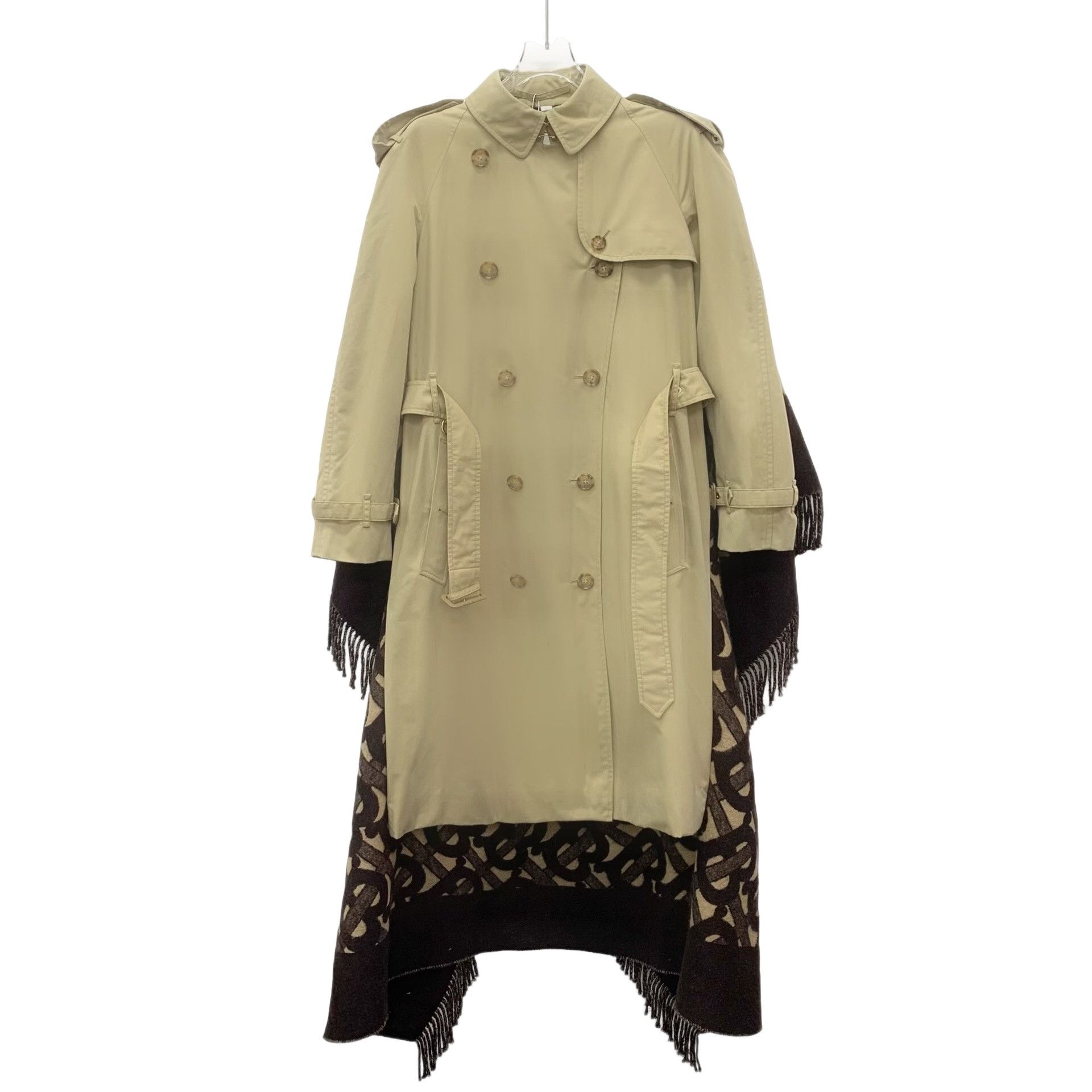 Burberry Burberry Monogram Fringe Trench Jacket IT 38 Size XS / US 0-2 / IT 36-38 - 1 Thumbnail