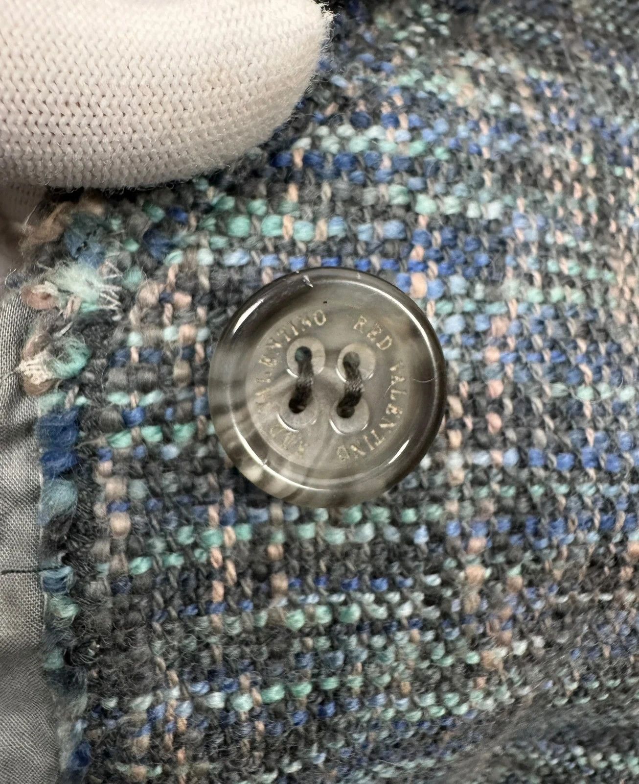 RED Valentino RED Valentino Tweed Blazer Wool Cotton size 48 US10 Size XL / US 12-14 / IT 48-50 - 11 Thumbnail