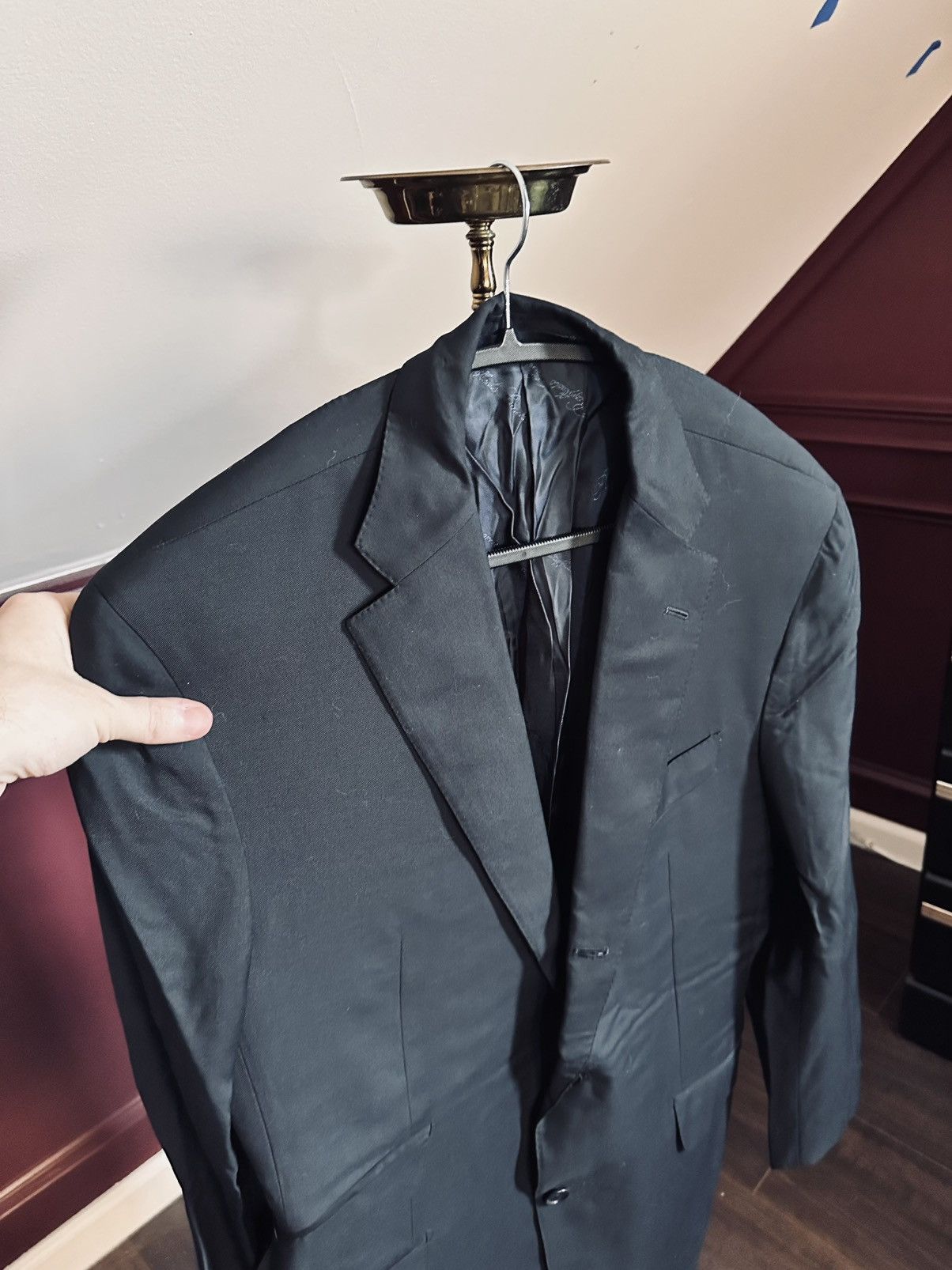 Other Superfine 130s Loro Piana wool three button jacket Size 40R - 2 Thumbnail
