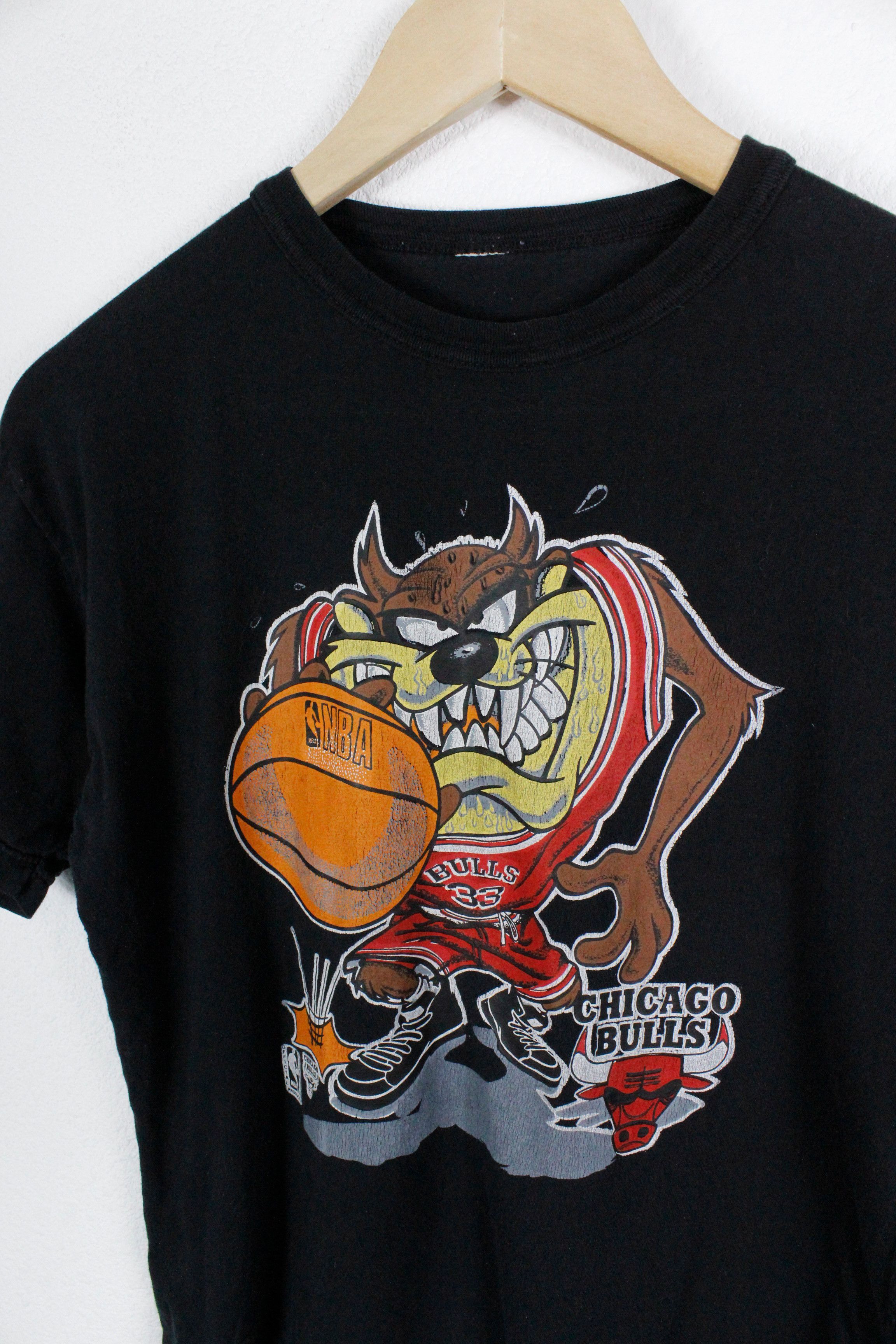 Cartoon Network × Vintage × Warner Bros Vintage Looney Tunes Chicago Bulls Graphic Print Tee T-shirt Size M / US 6-8 / IT 42-44 - 2 Thumbnail