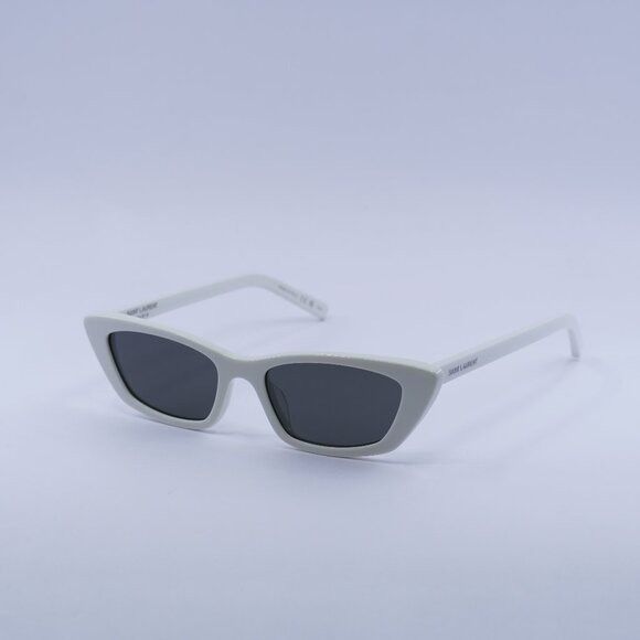 Saint Laurent Paris 🕶️ New Saint Laurent SL277 011 Sunglasses - White Frame Size ONE SIZE - 2 Thumbnail