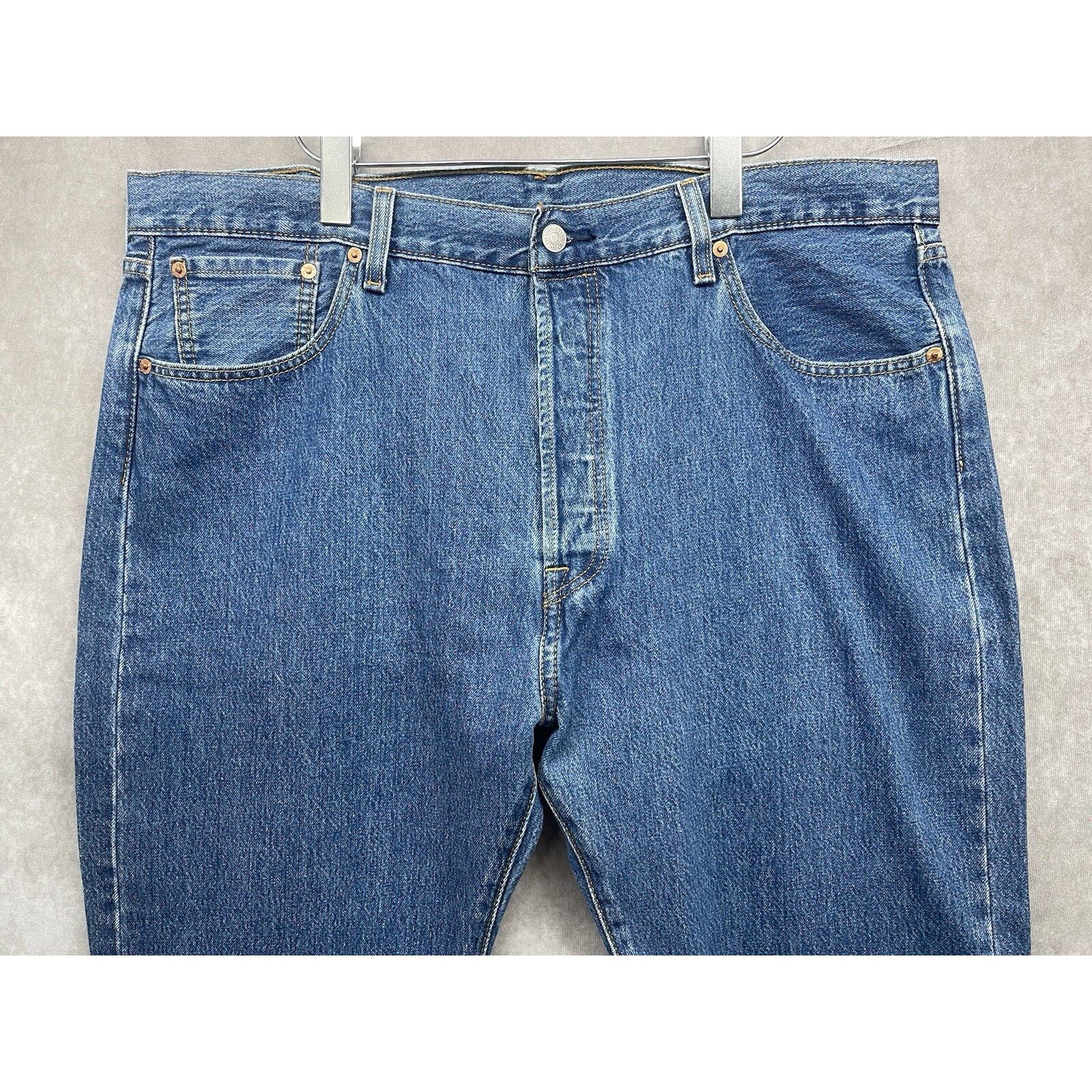 Levi's 90s Levi’s 501 Jeans Mens 40 X 29 WPL423 Button Fly Blue Li Size US 40 / EU 56 - 4 Thumbnail