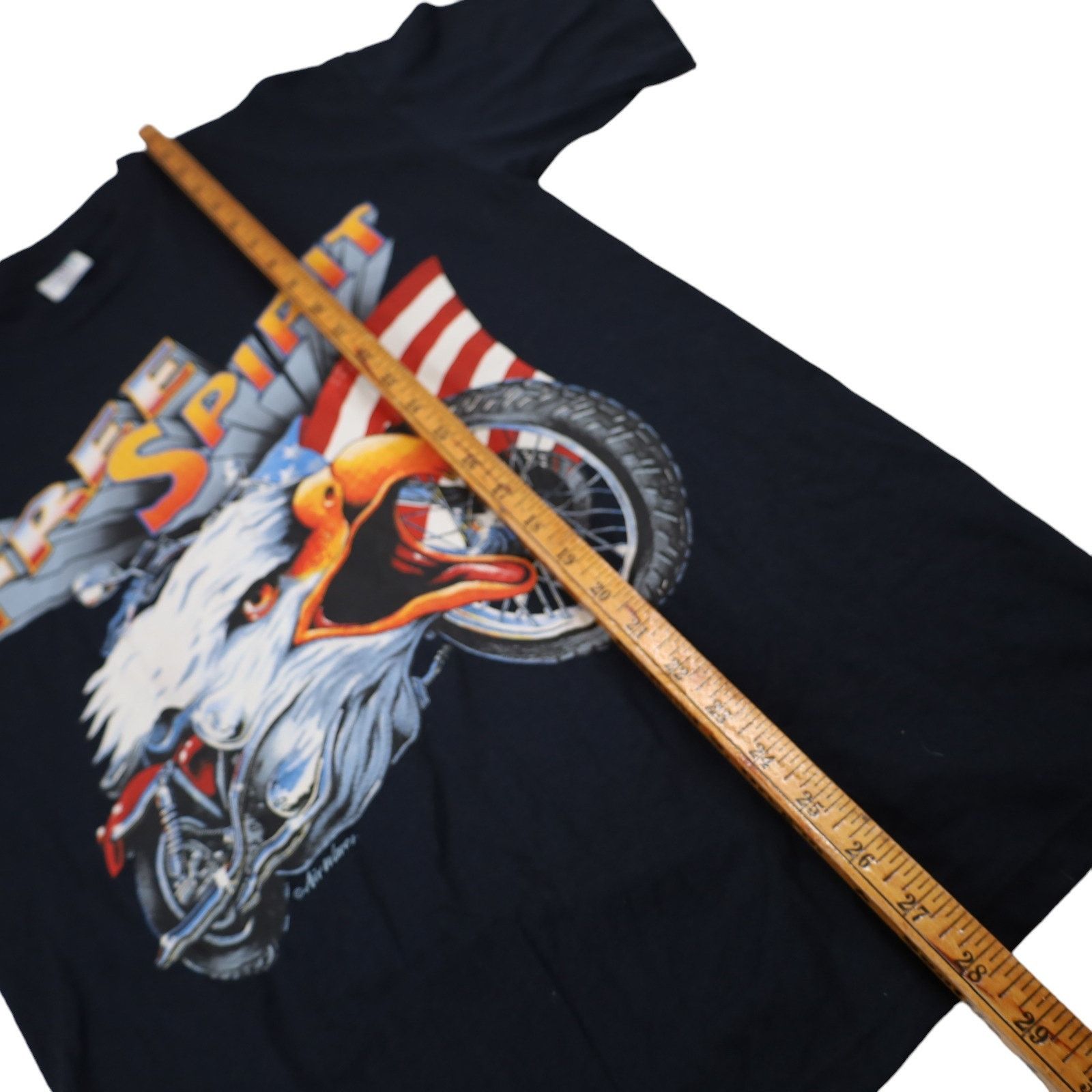 Vintage Vintage Free Spirit Motorcycled Eagle Graphic T Shirt Size US M / EU 48-50 / 2 - 8 Thumbnail