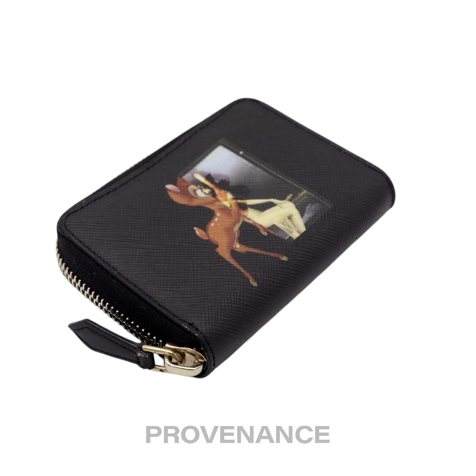 Givenchy 🔴 Givenchy Bambi Zip Card Wallet - Black Size ONE SIZE - 4 Thumbnail
