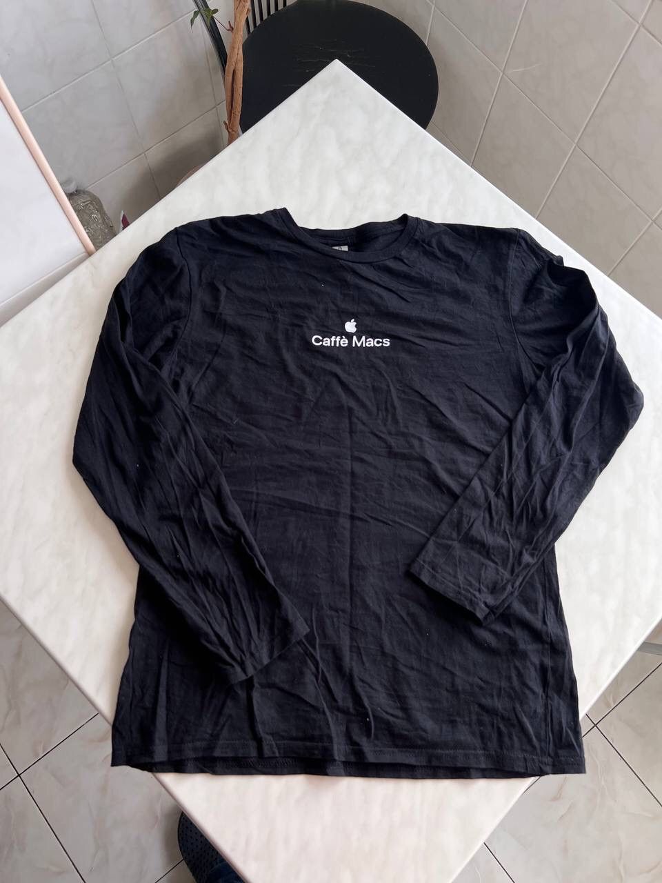 Apple × Vintage Vintage Apple Mac Caffe Promo Graphic Long Sleeve T Shirt Size US M / EU 48-50 / 2 - 1 Thumbnail
