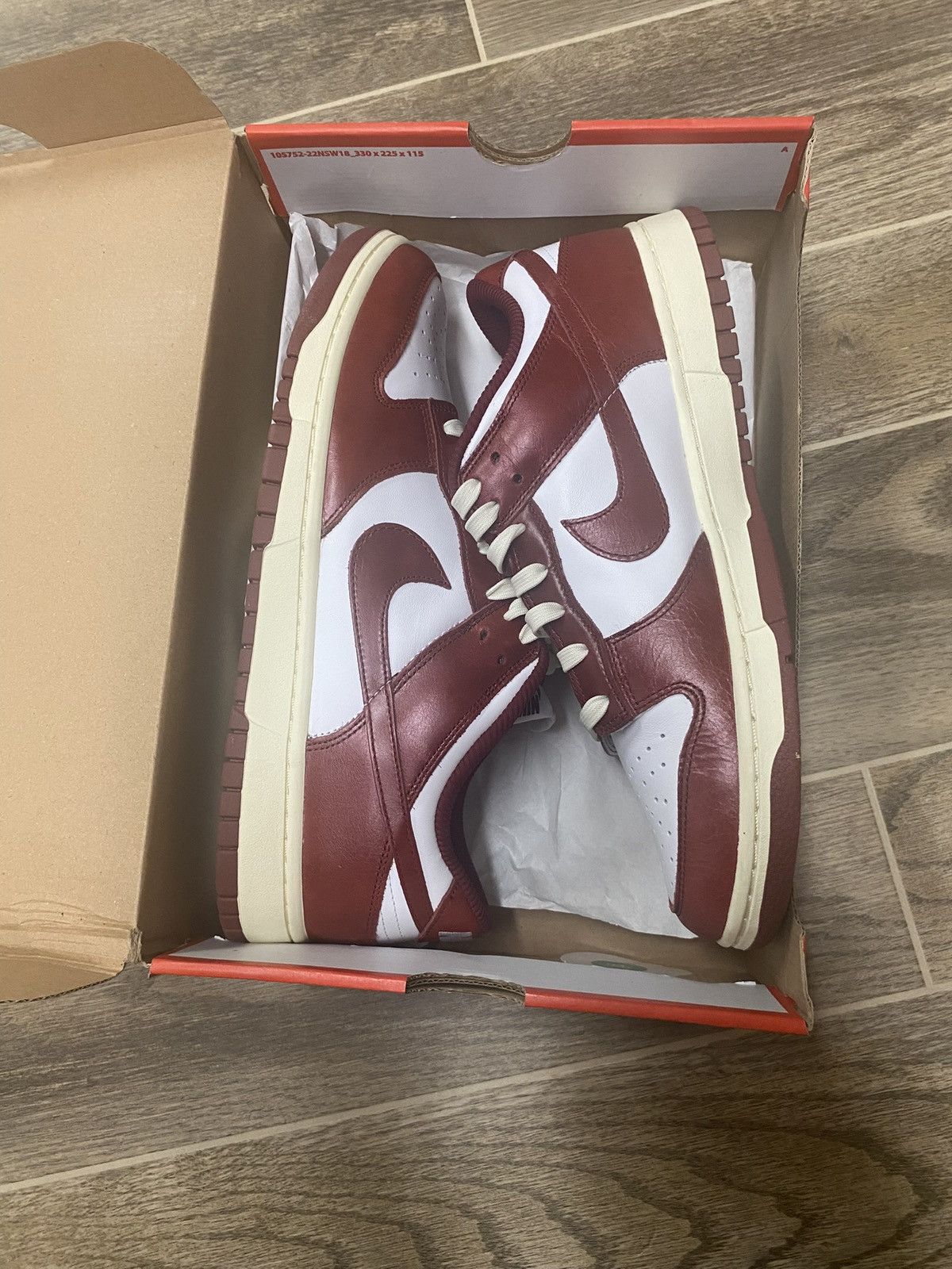 Nike Nike Dunk vintage red Size US 12 / EU 45 - 4 Thumbnail