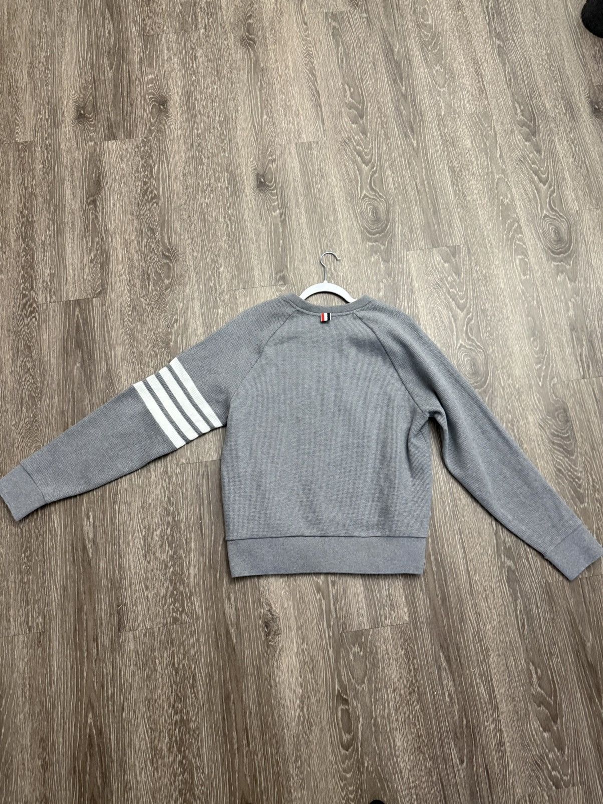 Thom Browne Thom browne waffle knit crewneck sweater Size US M / EU 48-50 / 2 - 9 Thumbnail