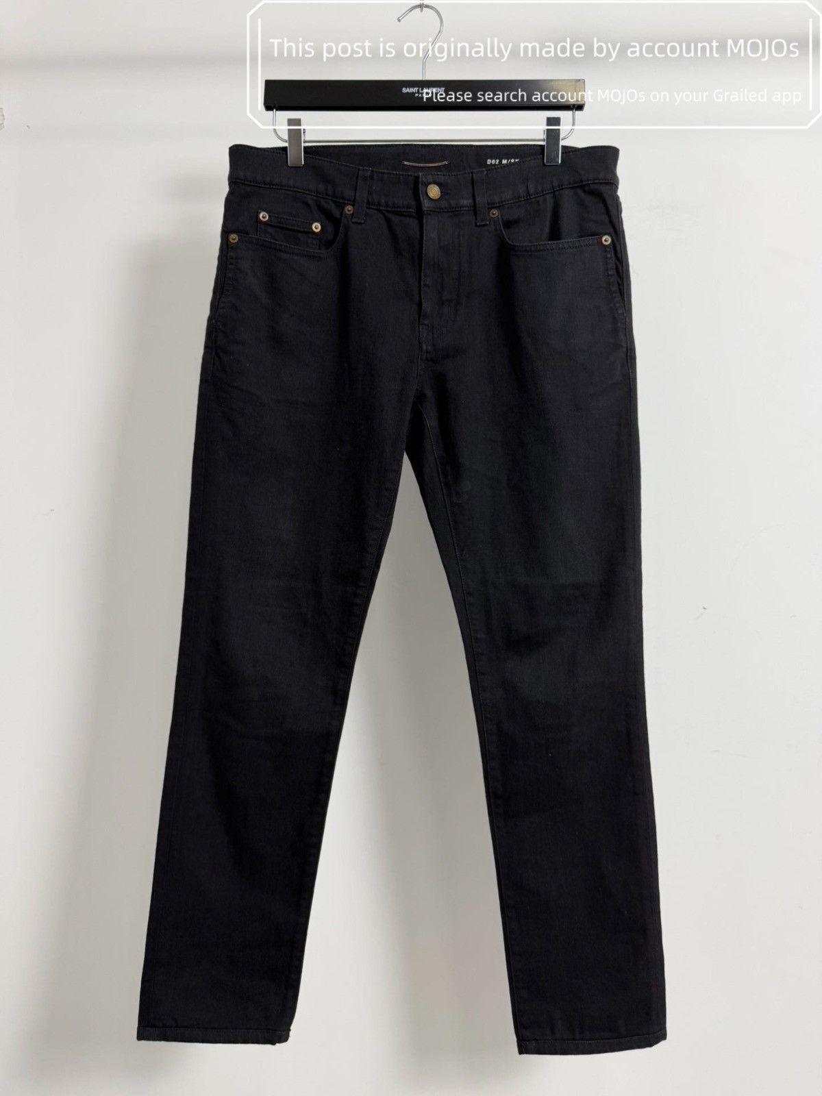 Saint Laurent Paris Sz 32 Saint Laurent Paris 22SS D02 Basic Denim mojos1127423 Size US 32 / EU 48 - 1 Thumbnail