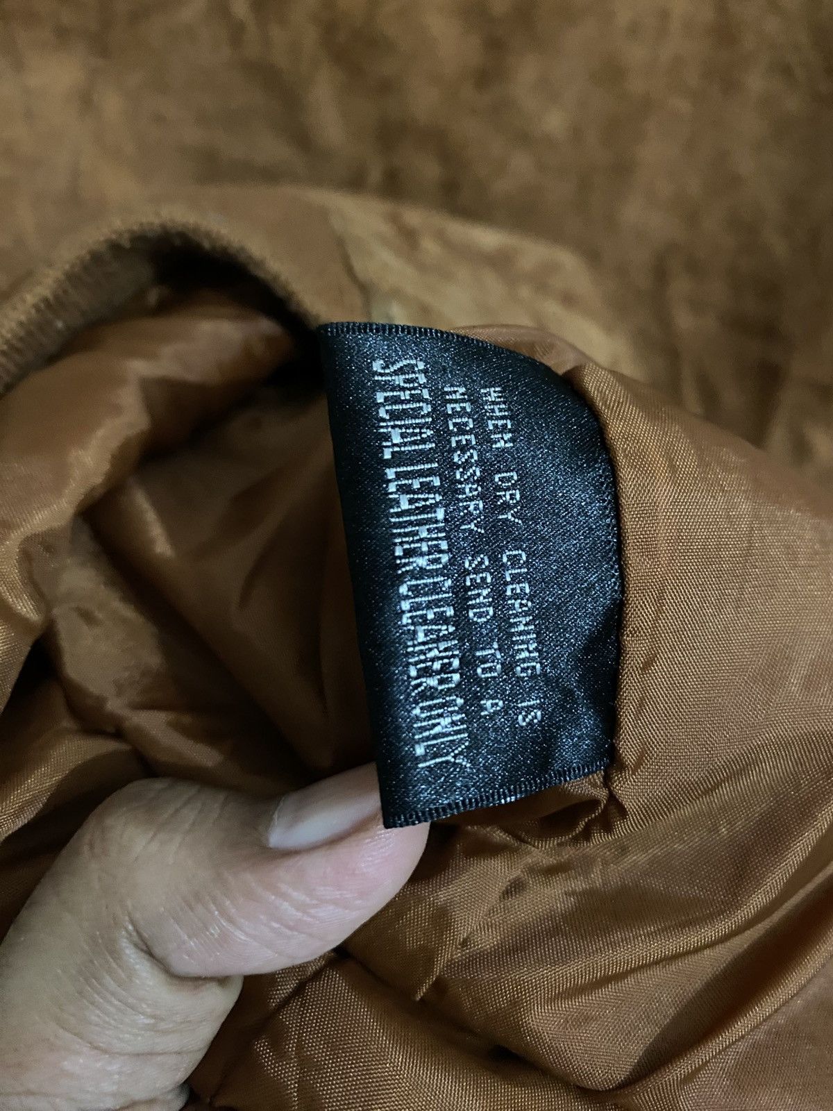 Vintage Vintage Floral Bomber Jacket – Brown Faux Suede Sleeves Size US L / EU 52-54 / 3 - 9 Thumbnail