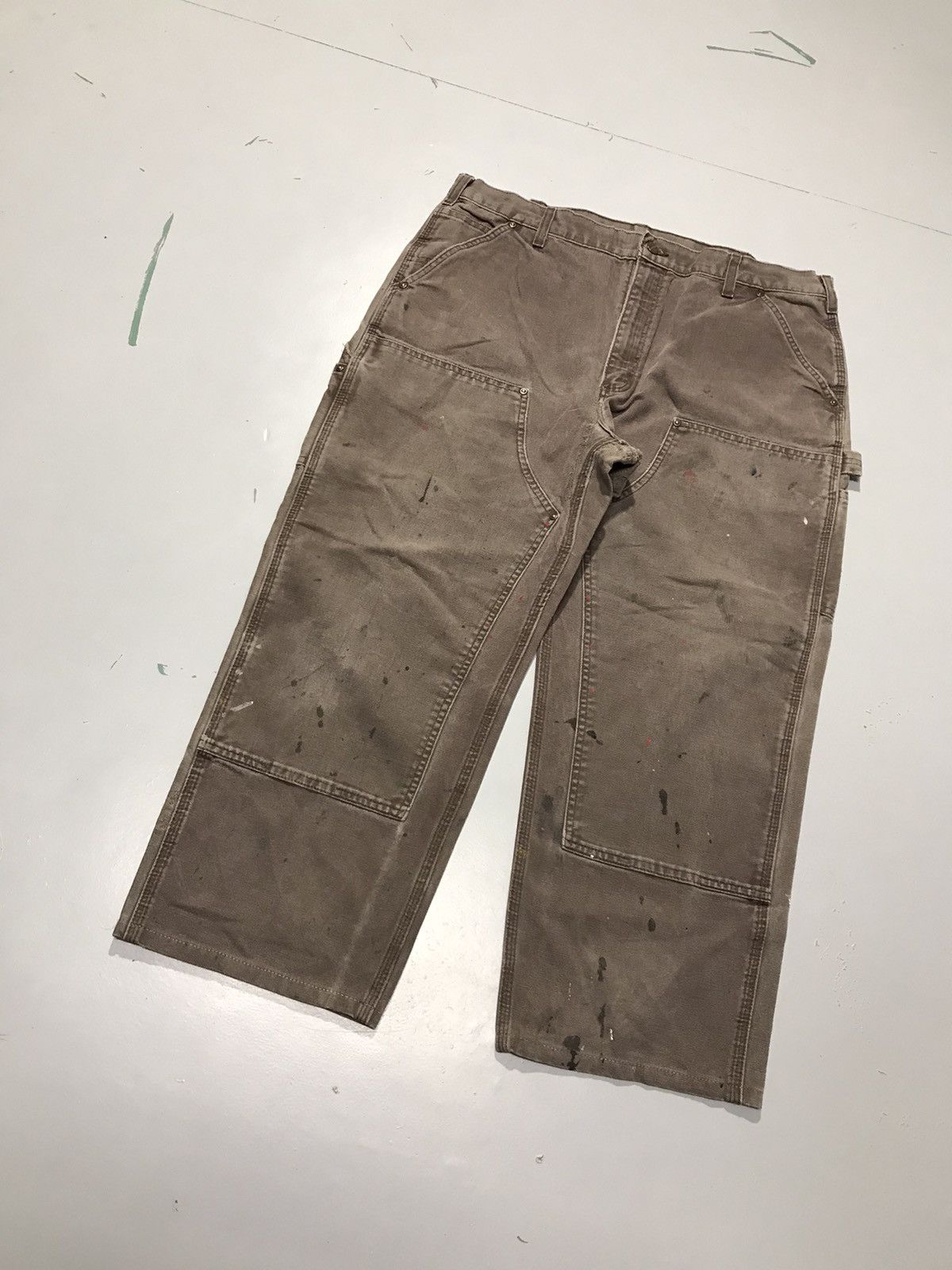 Carhartt Vintage Carhartt B136 DKB double knee workwear denim Size US 38 / EU 54 - 3 Thumbnail