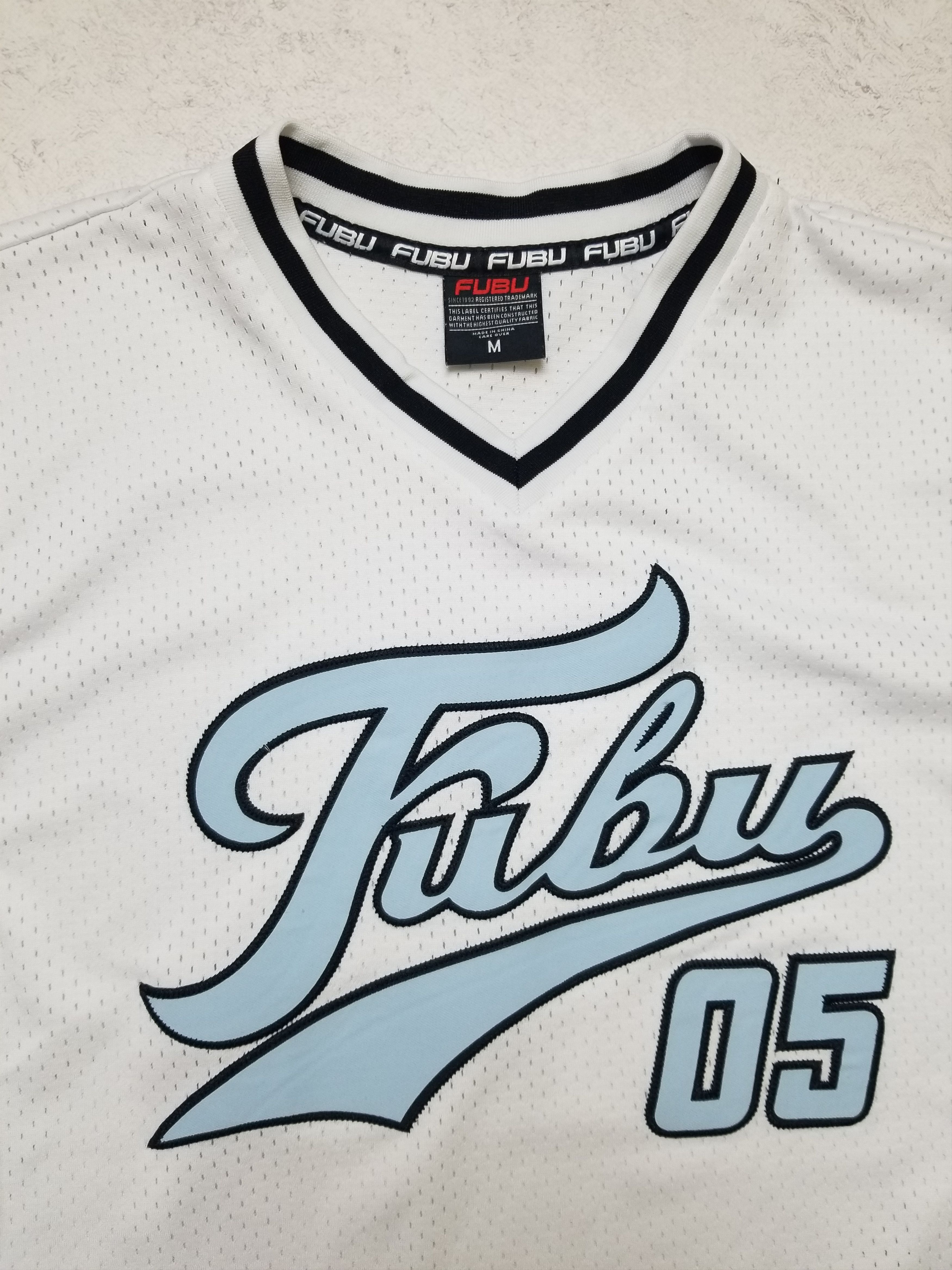 Fubu Rare Vintage Fubu Jersey T-Shirt Big Logo 05 Rap Style Size US M / EU 48-50 / 2 - 6 Thumbnail